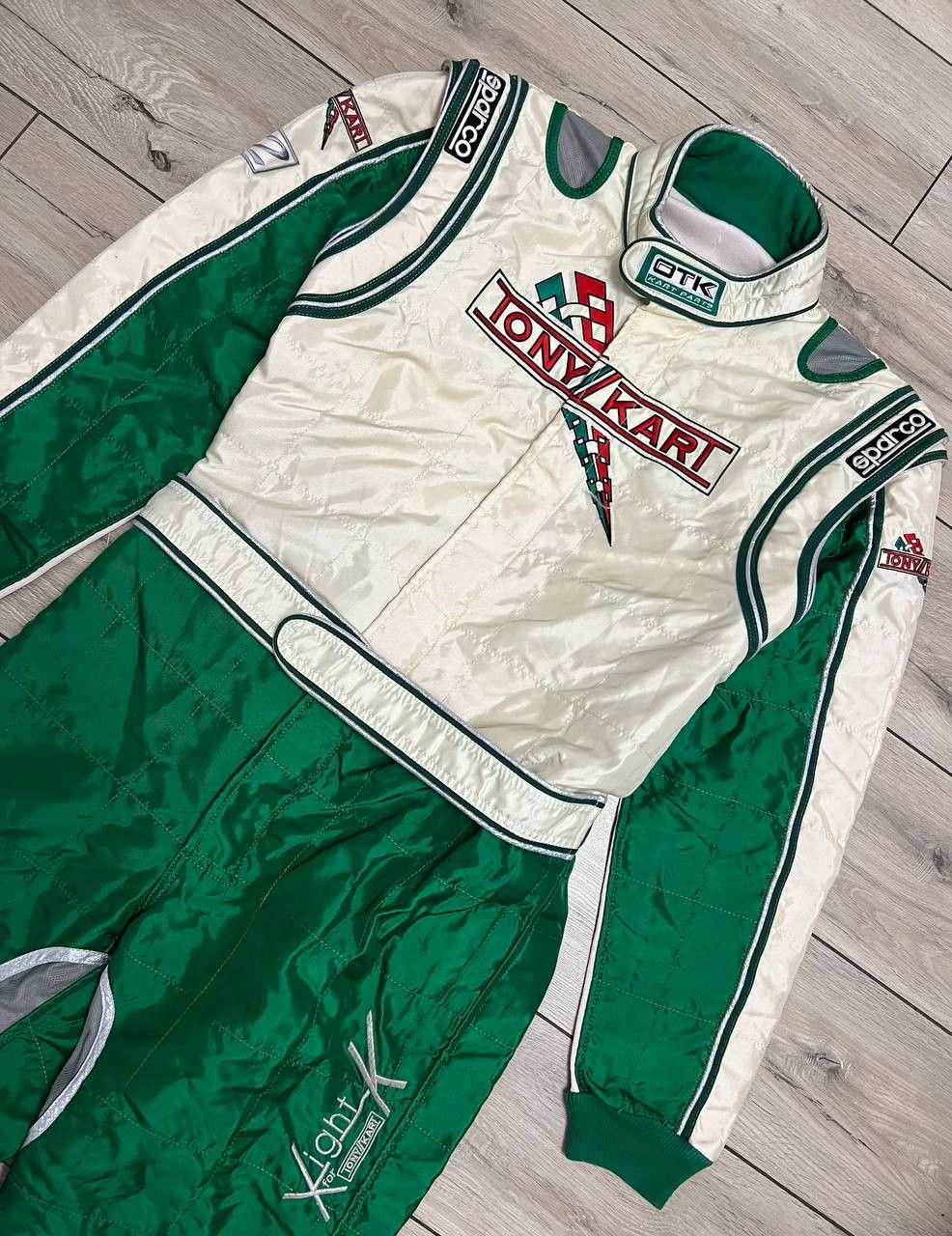 Formula 1 × Vintage Sparco Tony Kart K28 X-light Vintage Racing Suit sz 58 Size 46L - 16 Thumbnail