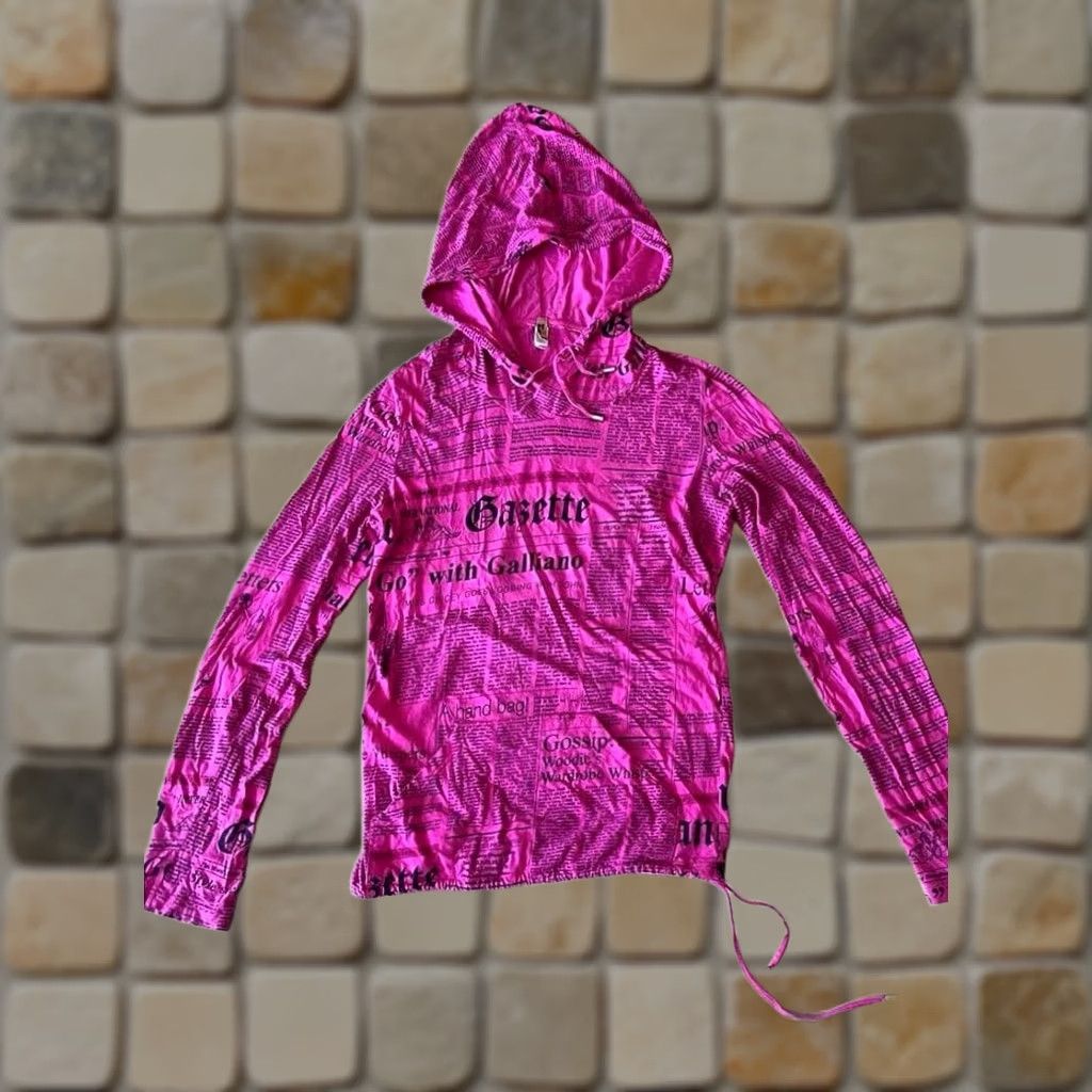 John Galliano Full zip clown hoodie archival | Grailed