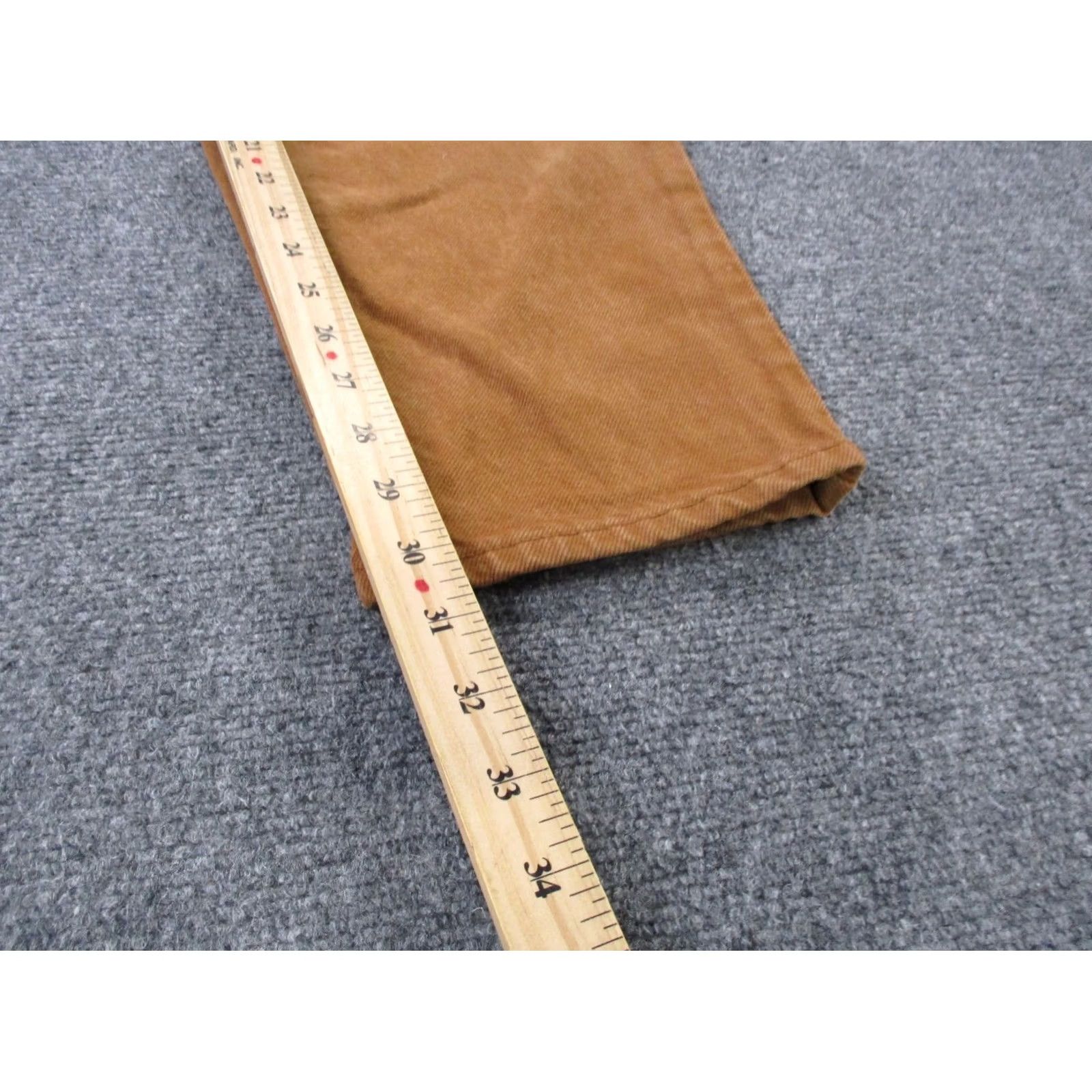 Levi's VINTAGE Levi's Jeans Womens 16 Denim Brown 30in Inseam Straight 551 Relaxed Tapered Button Zip Country of Origin United States Size 24" / US 00 / IT 34 - 4 Thumbnail