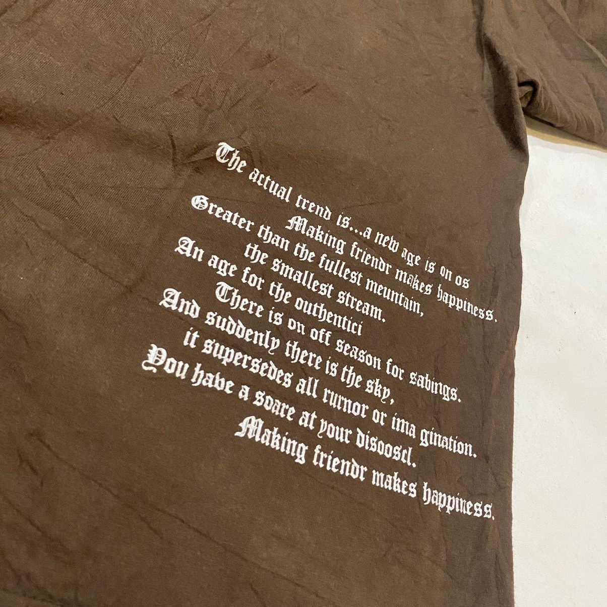 Beauty Beast × If Six Was Nine × Japanese Brand Japanese Poem Double Layer Y2K Distressed Grunge Style Size US L / EU 52-54 / 3 - 6 Thumbnail