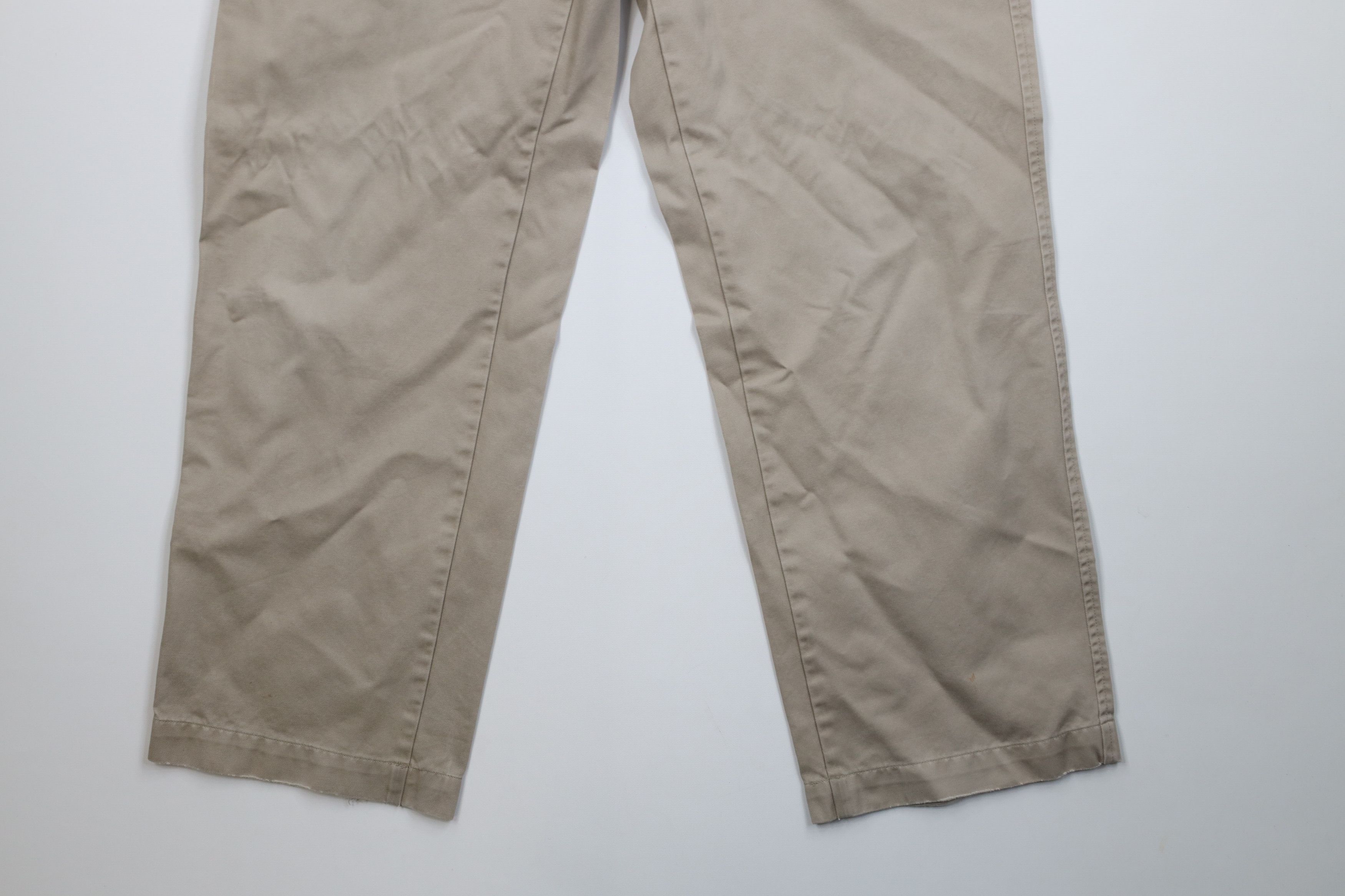 Gap Vintage Y2K Gap Relaxed Fit Wide Leg Chino Pants Beige Size US 34 / EU 50 - 4 Thumbnail