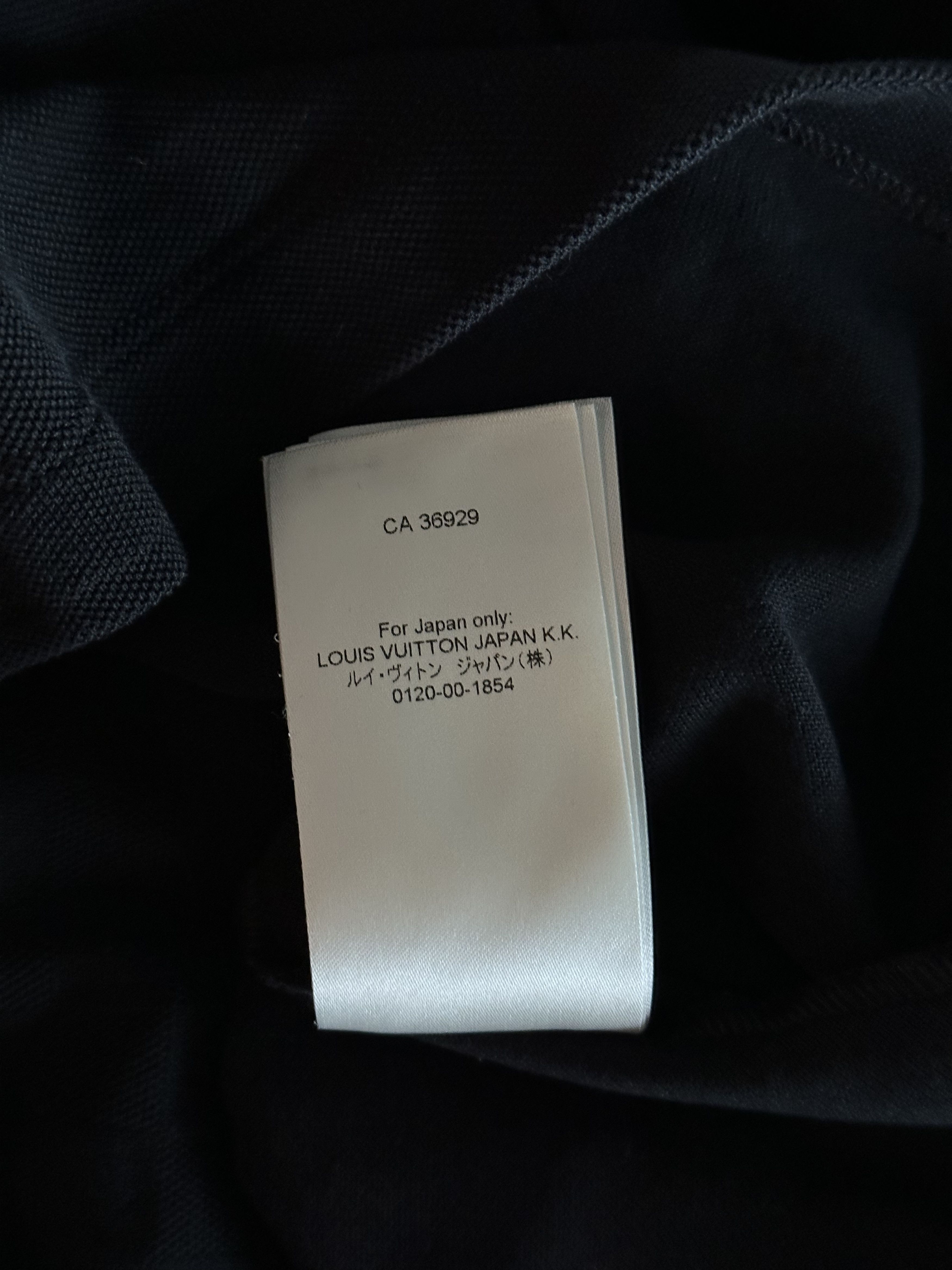 Louis Vuitton Louis Vuitton Black Half Damier Pocket T-Shirt Size US M / EU 48-50 / 2 - 8 Thumbnail