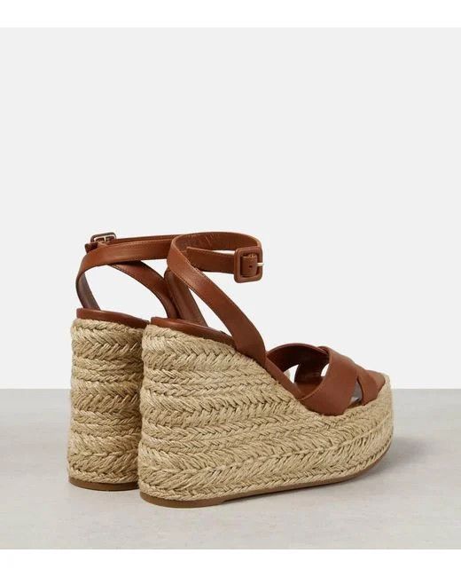 Christian Louboutin o1w1db10425 Sandals in Brown Size US 9 / IT 39 - 4 Thumbnail