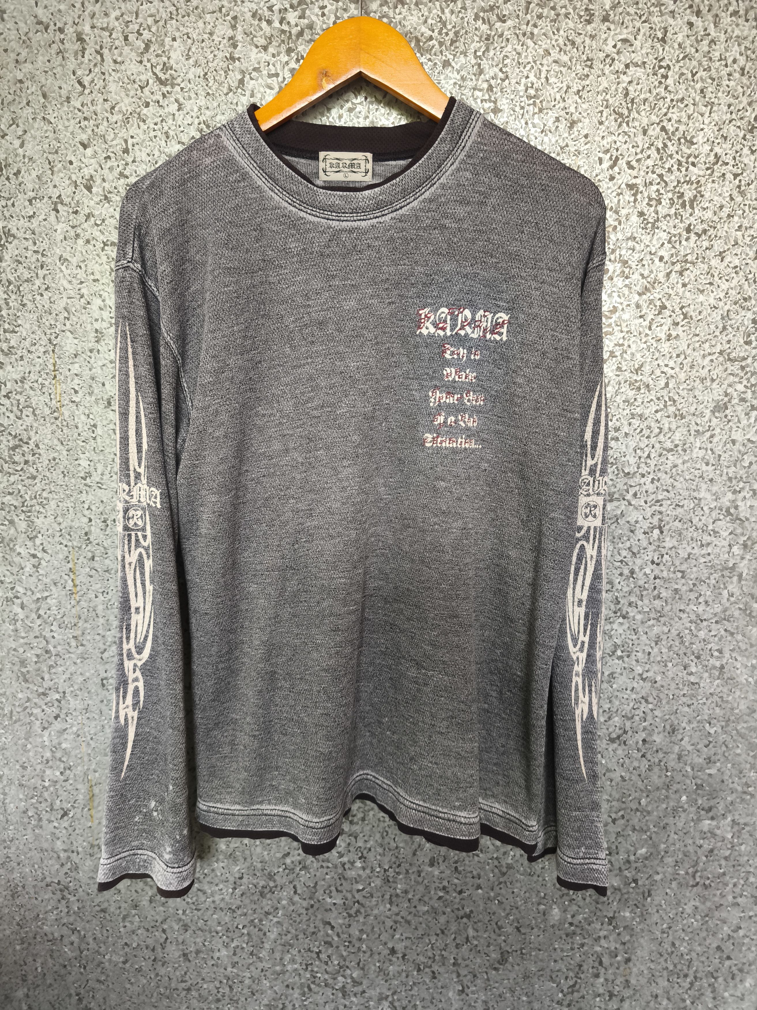 If Six Was Nine Vintage y2k Vintage Karma long sleeve Size US L / EU 52-54 / 3 - 6 Thumbnail