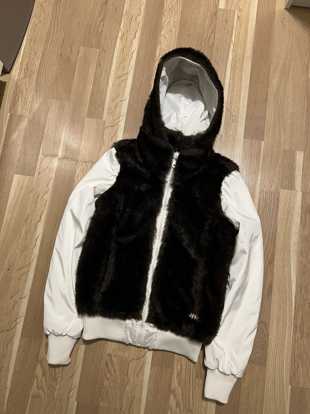 Vintage Vintage archive faux fur jacket avant garde opium y2k style Size M / US 6-8 / IT 42-44 - 2 Thumbnail