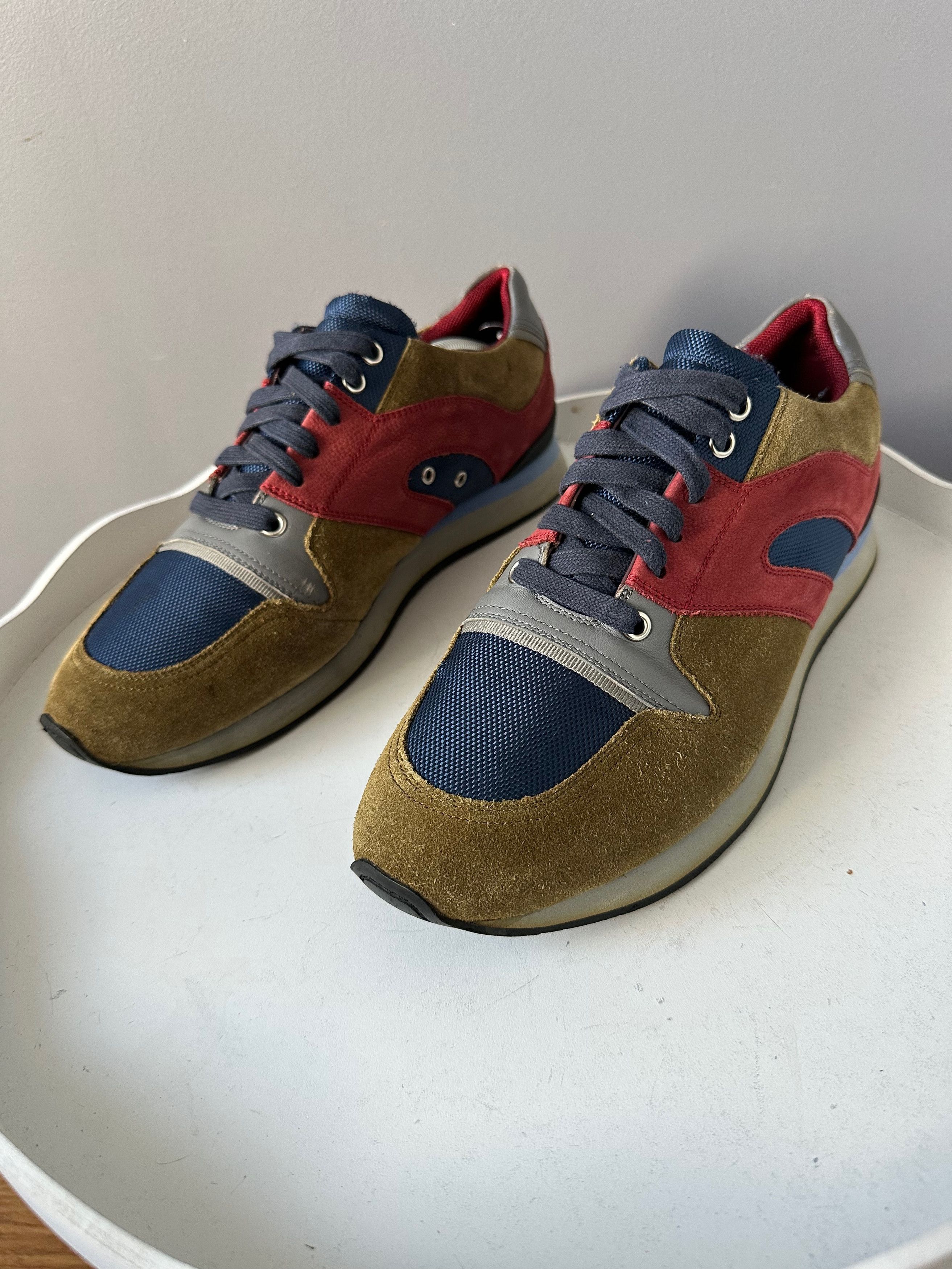 Dior 2014 A/W DIOR Homme low top suede sneakers Multicolor Size US 10 / EU 43 - 2 Thumbnail