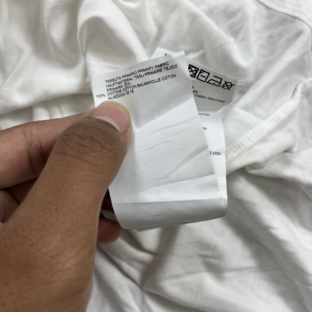 Maison Margiela Luxury Maison Martin Margiela Paris Stereotype White Tee Size US M / EU 48-50 / 2 - 9 Thumbnail