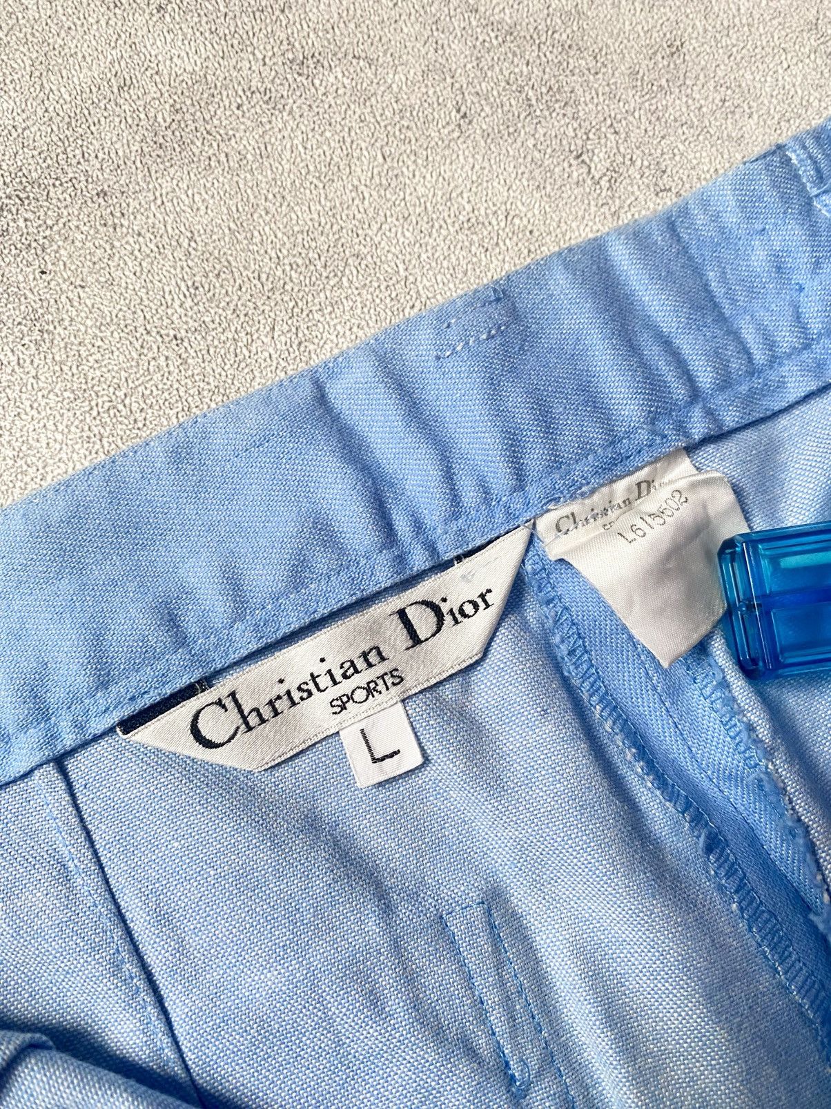 Christian Dior Monsieur Vintage christian dior sports blue trouser Size 29" - 11 Thumbnail