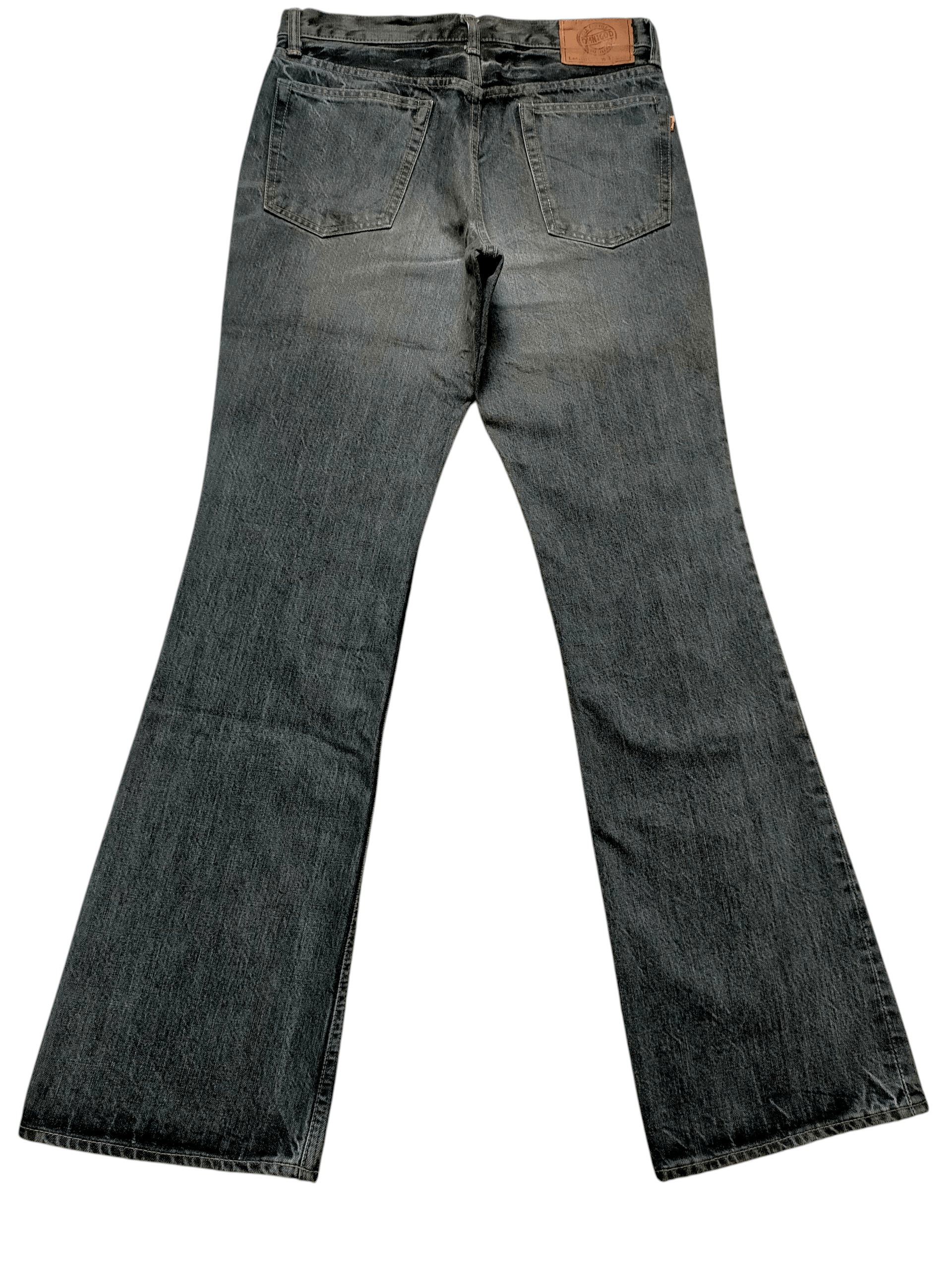 OMNIGOD OMNIGOD Japanese Flare Jeans Boot cut black Denim Size US 31 - 2 Thumbnail