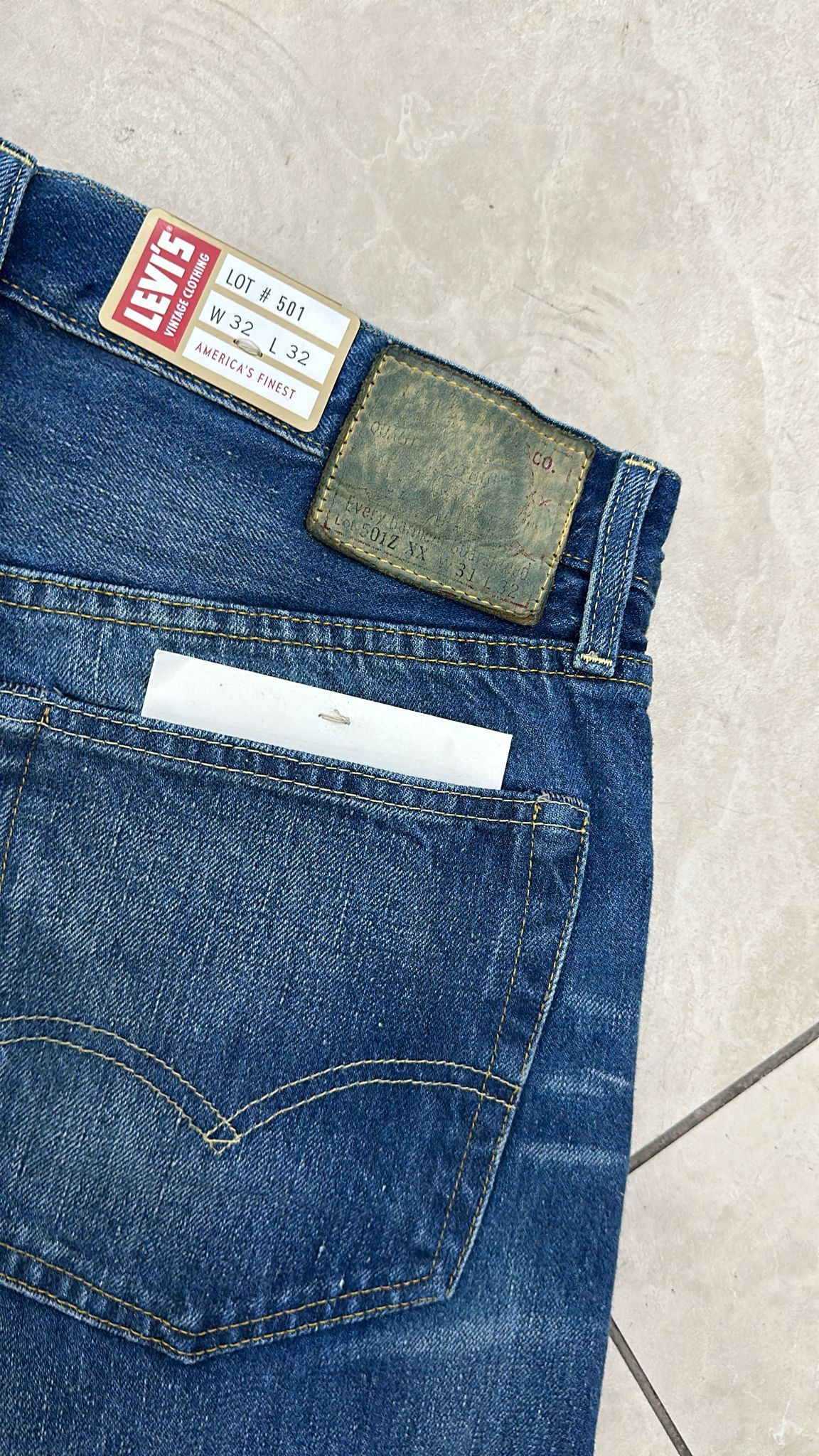 Levi's Vintage Clothing LVC Levi's Vintage Clothing 1954 501XX BigE Selvedge Jeans Size US 31 - 6 Thumbnail