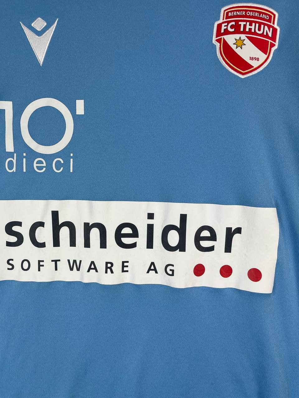 Macron FC Thun Home Shirt Football Soccer Jersey Macron Size L Size US L / EU 52-54 / 3 - 3 Thumbnail