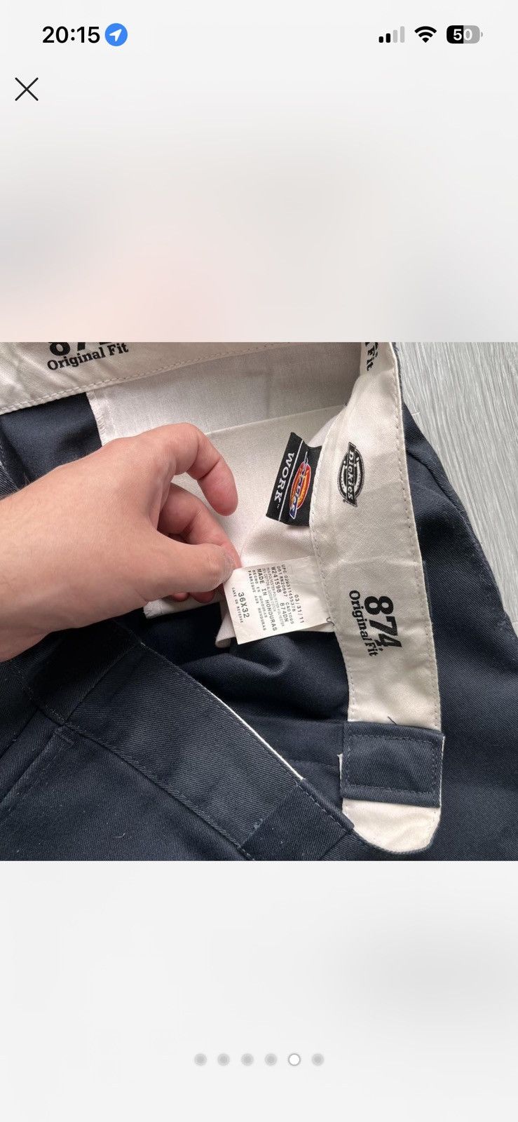Dickies Dickies 874 Workwear Cargo Trousers Size US 36 / EU 52 - 5 Thumbnail