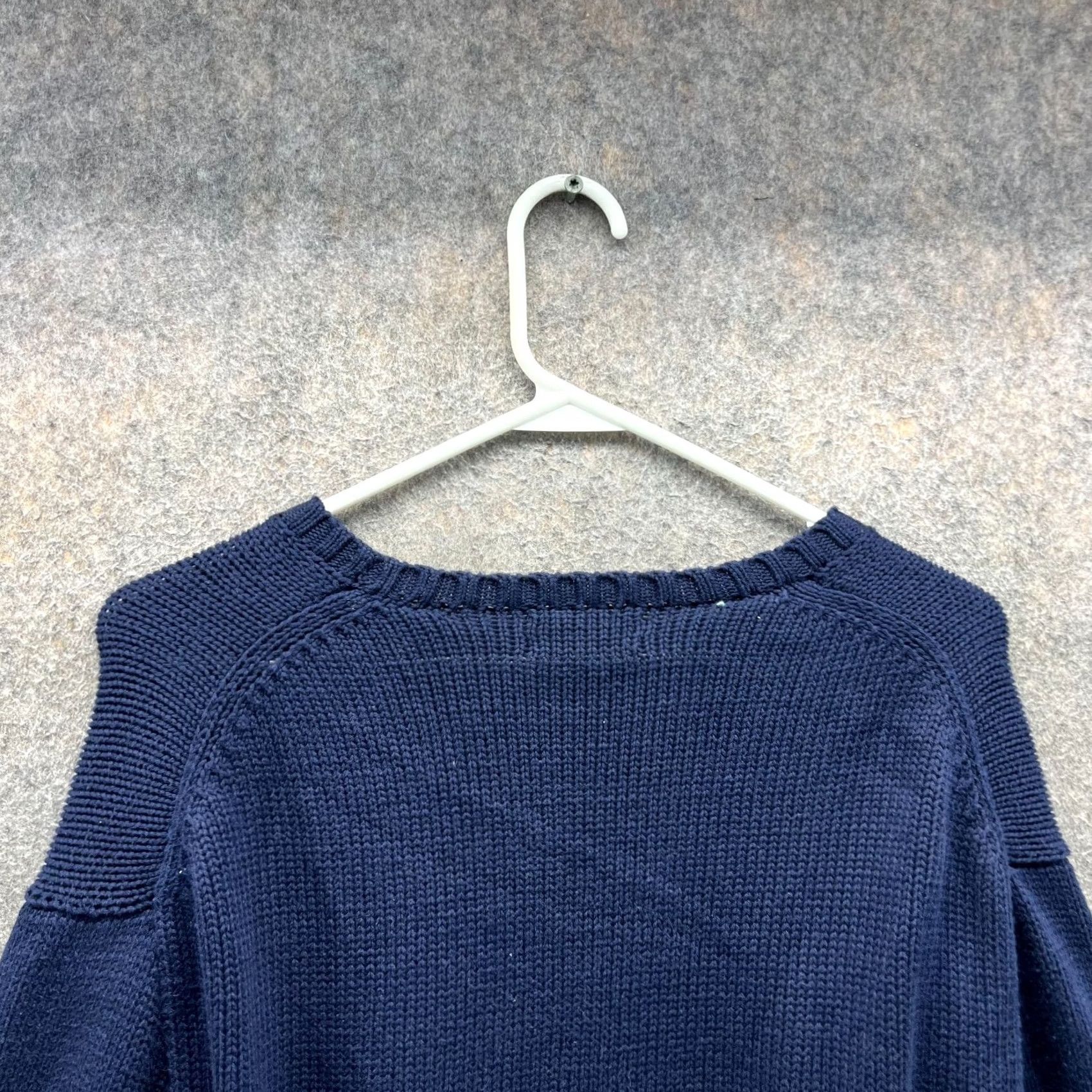Polo Ralph Lauren VINTAGE Polo Ralph Lauren Sweater Men XL Blue Navy Pullover Fleece Pony Knit Crew Neck Draped All Seasons Gift Size US XL / EU 56 / 4 - 5 Thumbnail