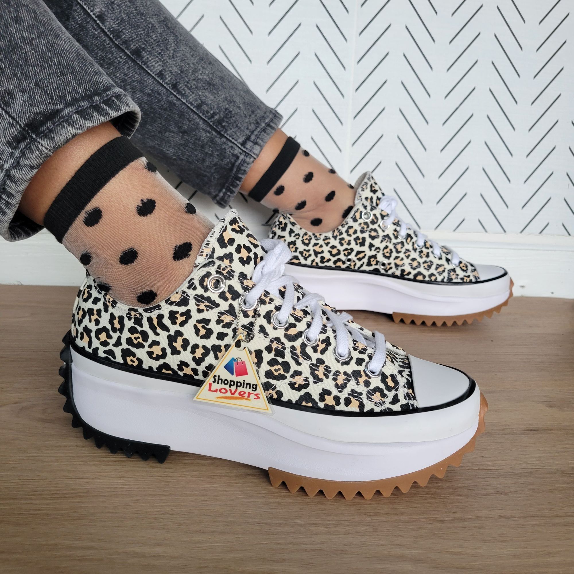 Converse ❤️Converse Run Star Hike Platform Archive Leopard 8 Women's Size US 8 / IT 38 - 3 Thumbnail