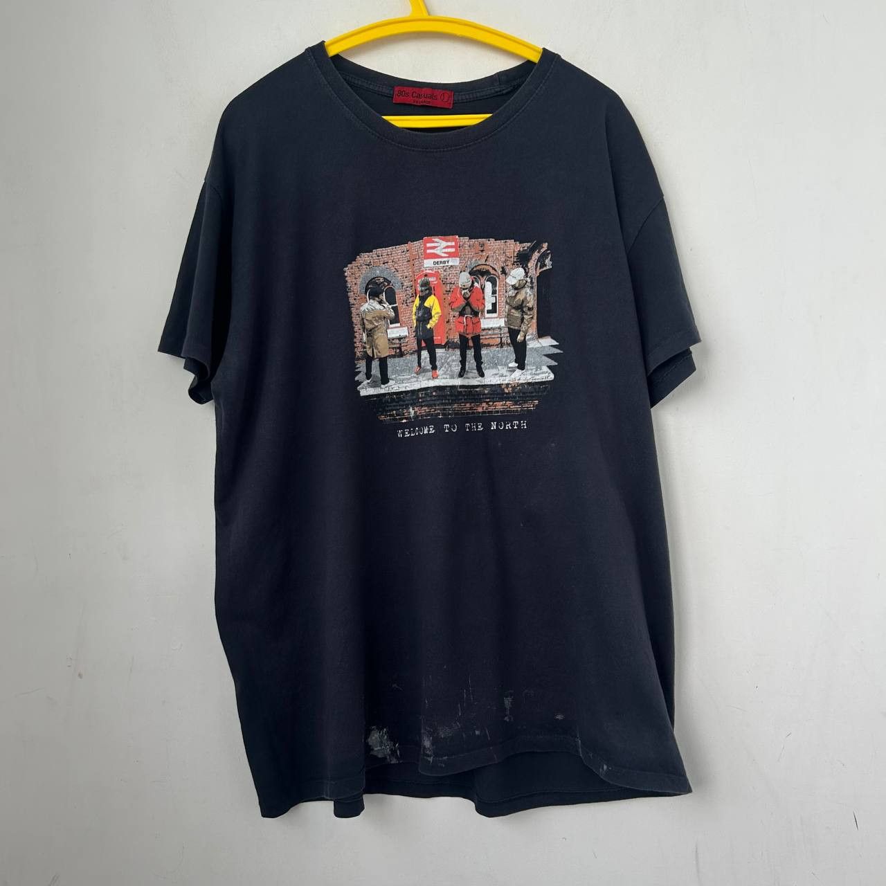 Vintage 80s Casuals Football Fans T-Shirt #783 Size US XXL / EU 58 / 5 - 1 Thumbnail