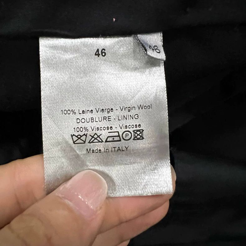 Dior Dior Black belt trousers 2502-Nextarrow Size 46R - 4 Thumbnail