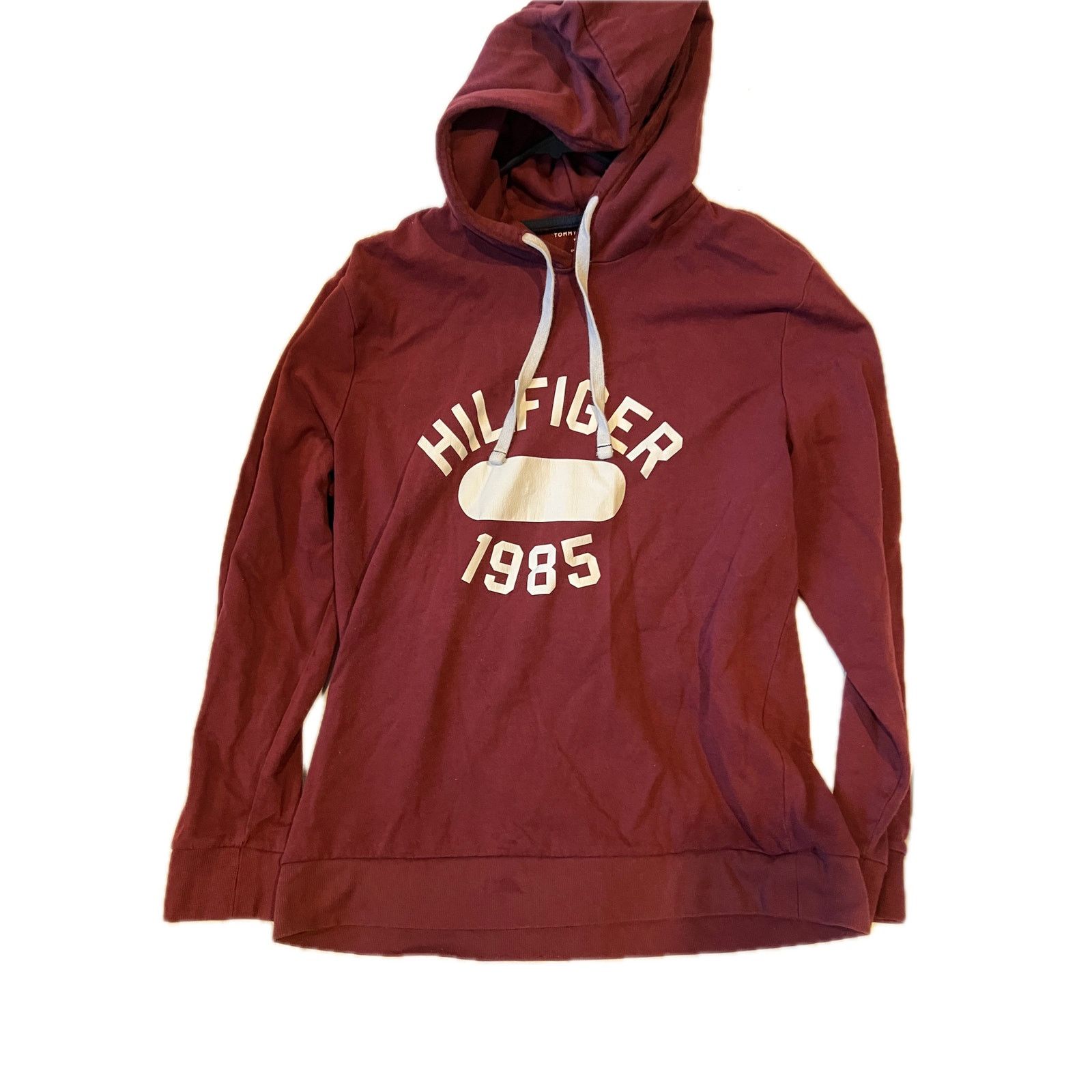 Tommy Hilfiger Tommy Hilfiger Red Pullover Sleep Hoodie Mens L Size US L / EU 52-54 / 3 - 1 Thumbnail