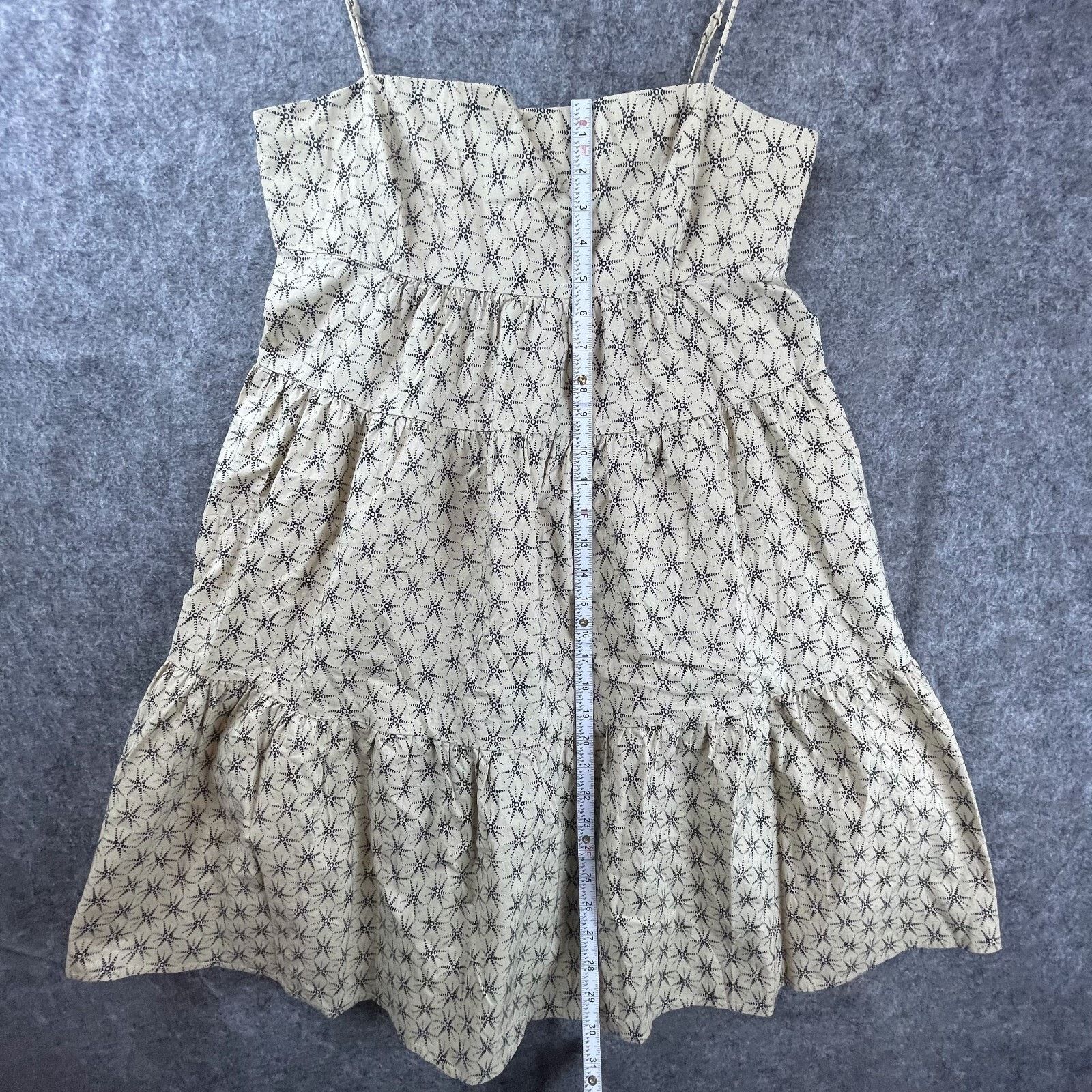 Levi's Levi's Clea Dress Womens Medium Safari Tiered Ruffle Summery Size M / US 6-8 / IT 42-44 - 6 Thumbnail