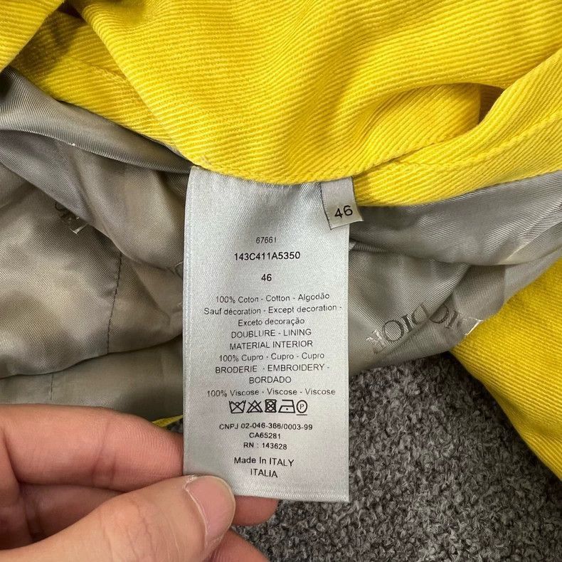 Dior Dior x Peter Doig Yellow Hooded Jacket Size US M / EU 48-50 / 2 - 7 Thumbnail