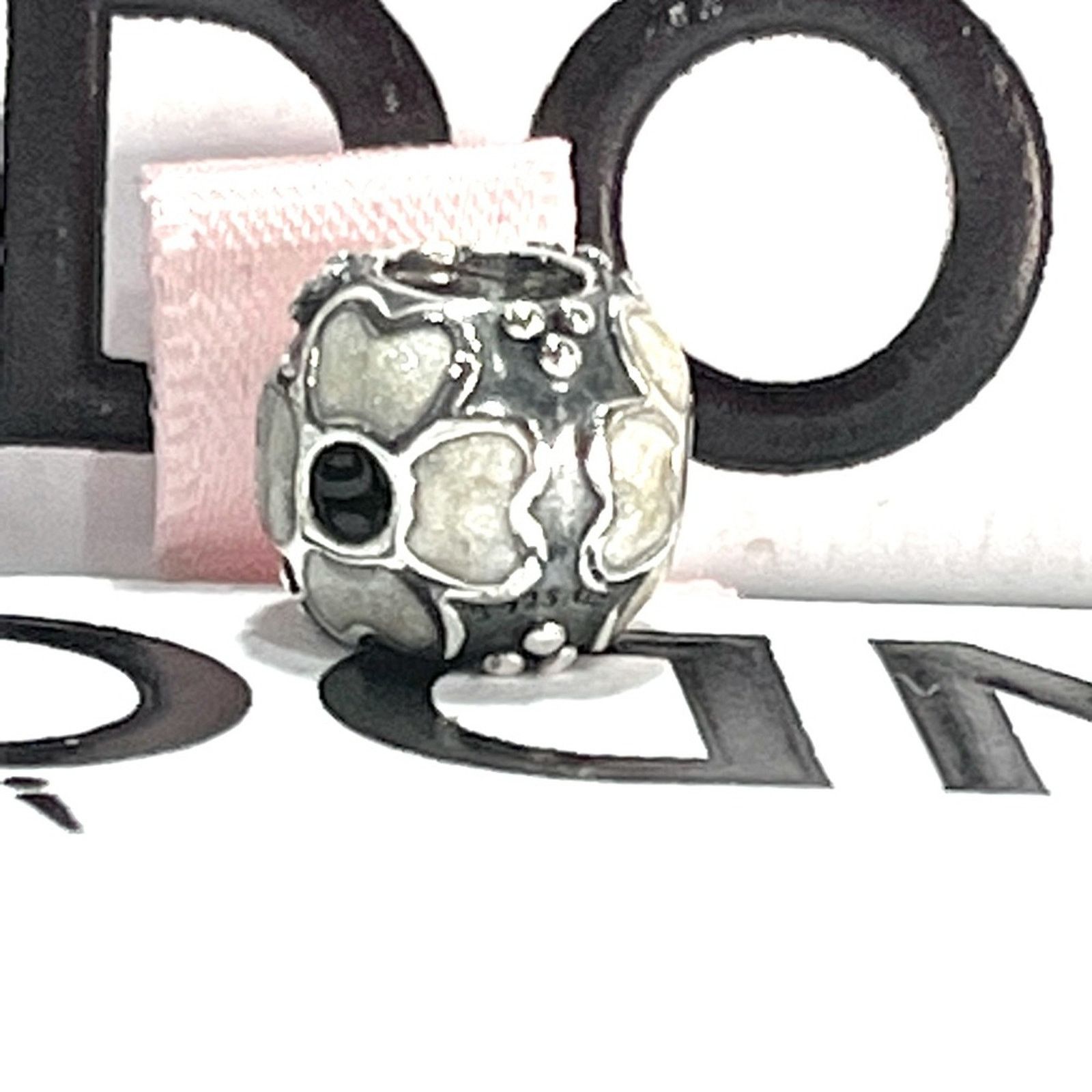 pandora PANDORA Retired Sterling Silver Daisy Flower w/ White Charm Size ONE SIZE - 2 Thumbnail