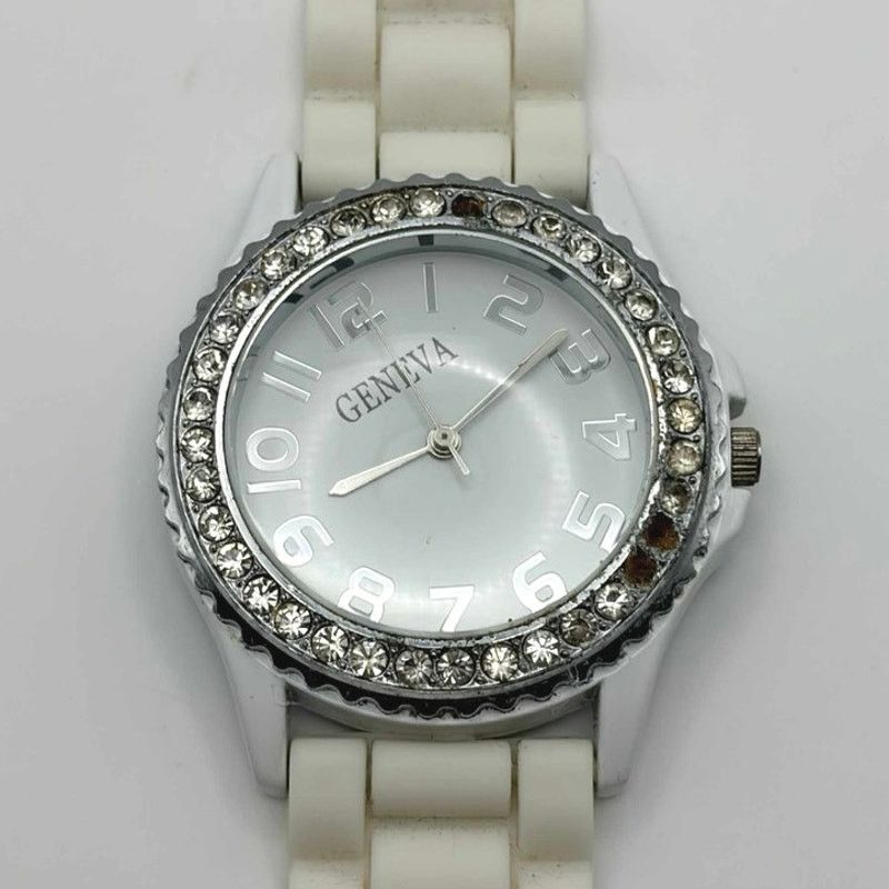 Geneva White Geneva Men’s Watch Size ONE SIZE - 3 Thumbnail