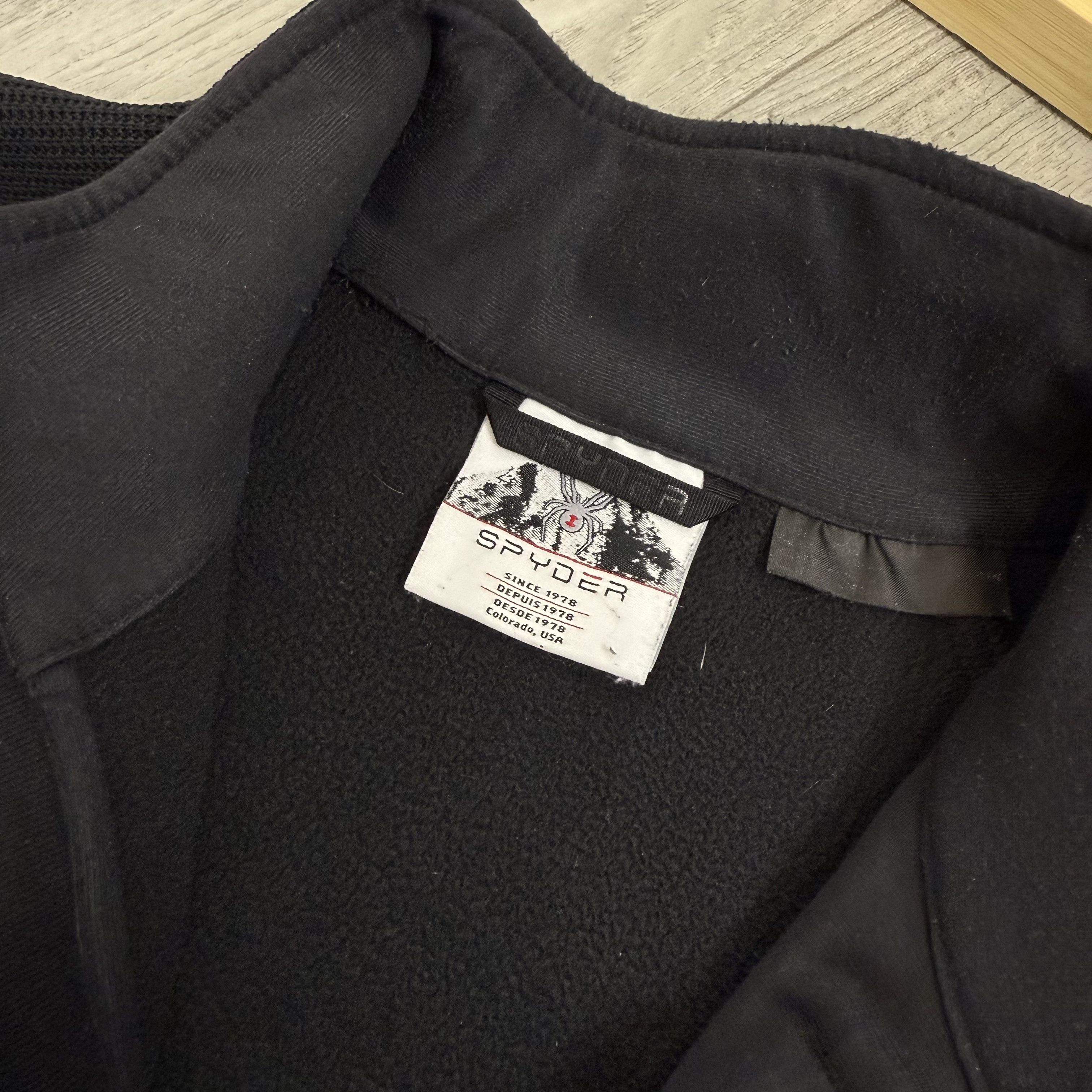 Spyder Vintage Spyder Gorpcore Black Half Zip Sweatshirt Sweater Size US L / EU 52-54 / 3 - 9 Thumbnail