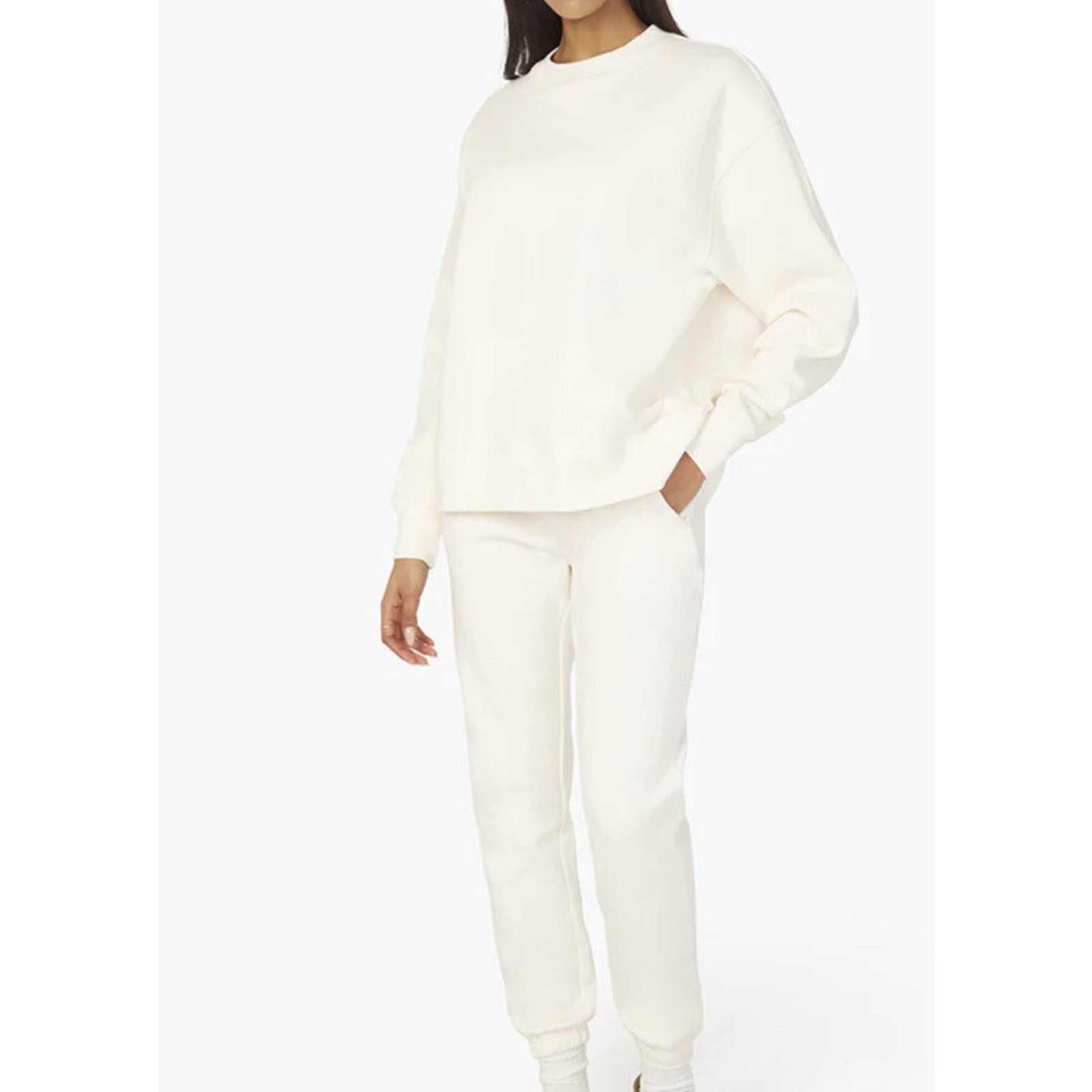 WeWood WEWOREWHAT Oversized Crew Neck IVORY Size L/X-Large A003036 Size XL / US 12-14 / IT 48-50 - 1 Thumbnail