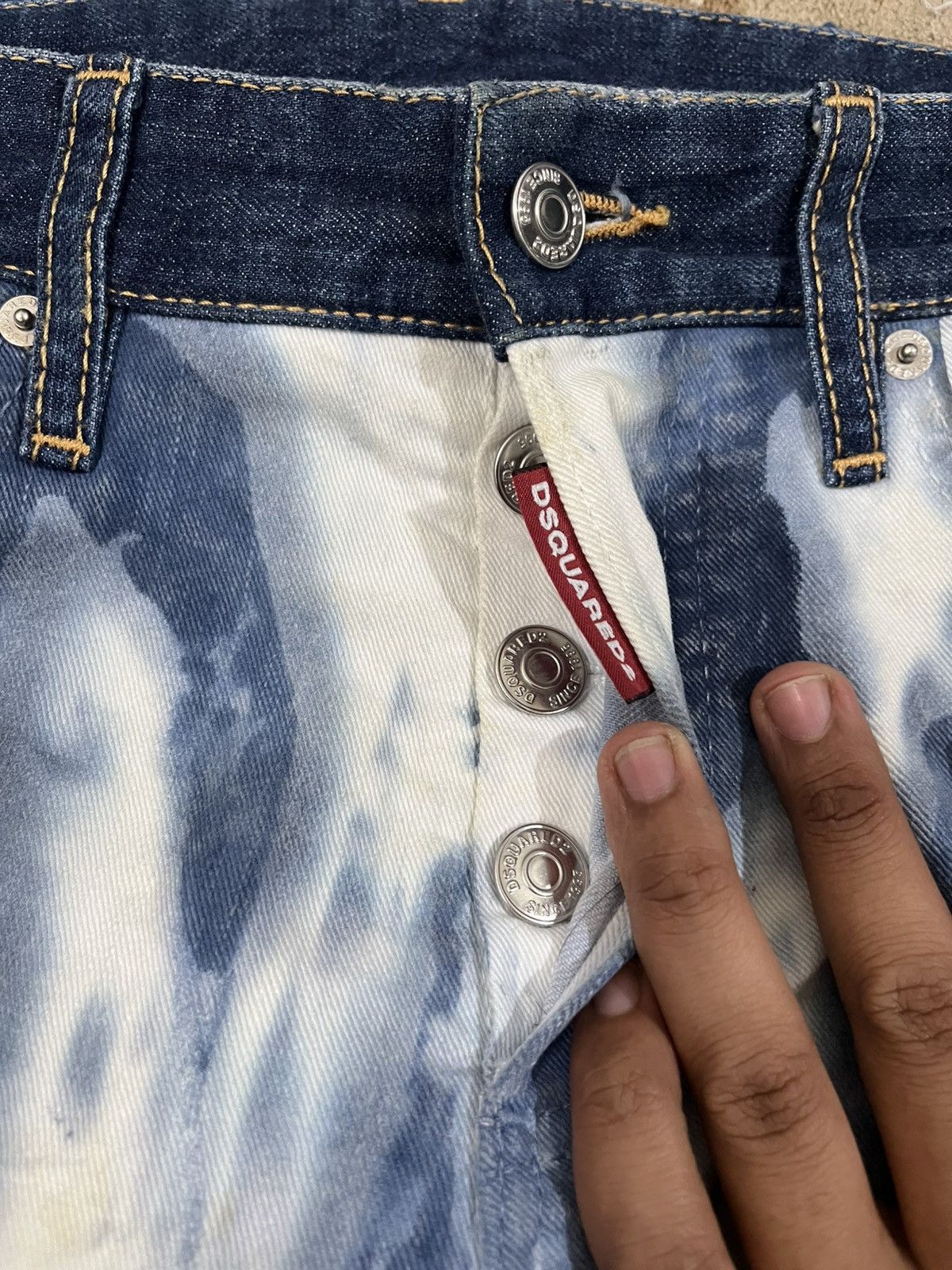 Dsquared2 Vintage Dsquared2 Tie Dye Acid Wash Denim Size US 30 / EU 46 - 9 Thumbnail
