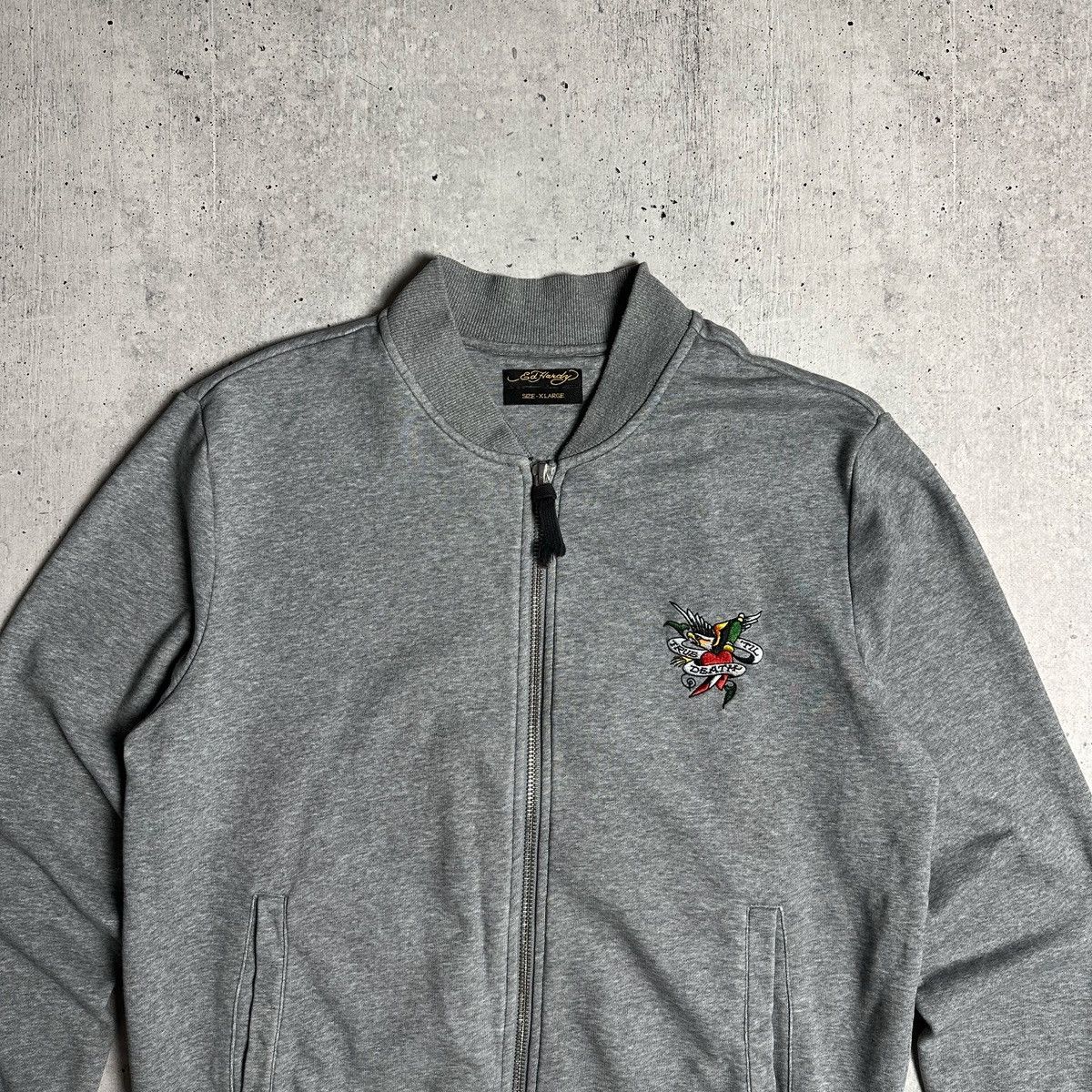 Christian Audigier × Ed Hardy Ed Hardy Los Angeles Cotton Zip Hoodies Bomber Size US XL / EU 56 / 4 - 5 Thumbnail