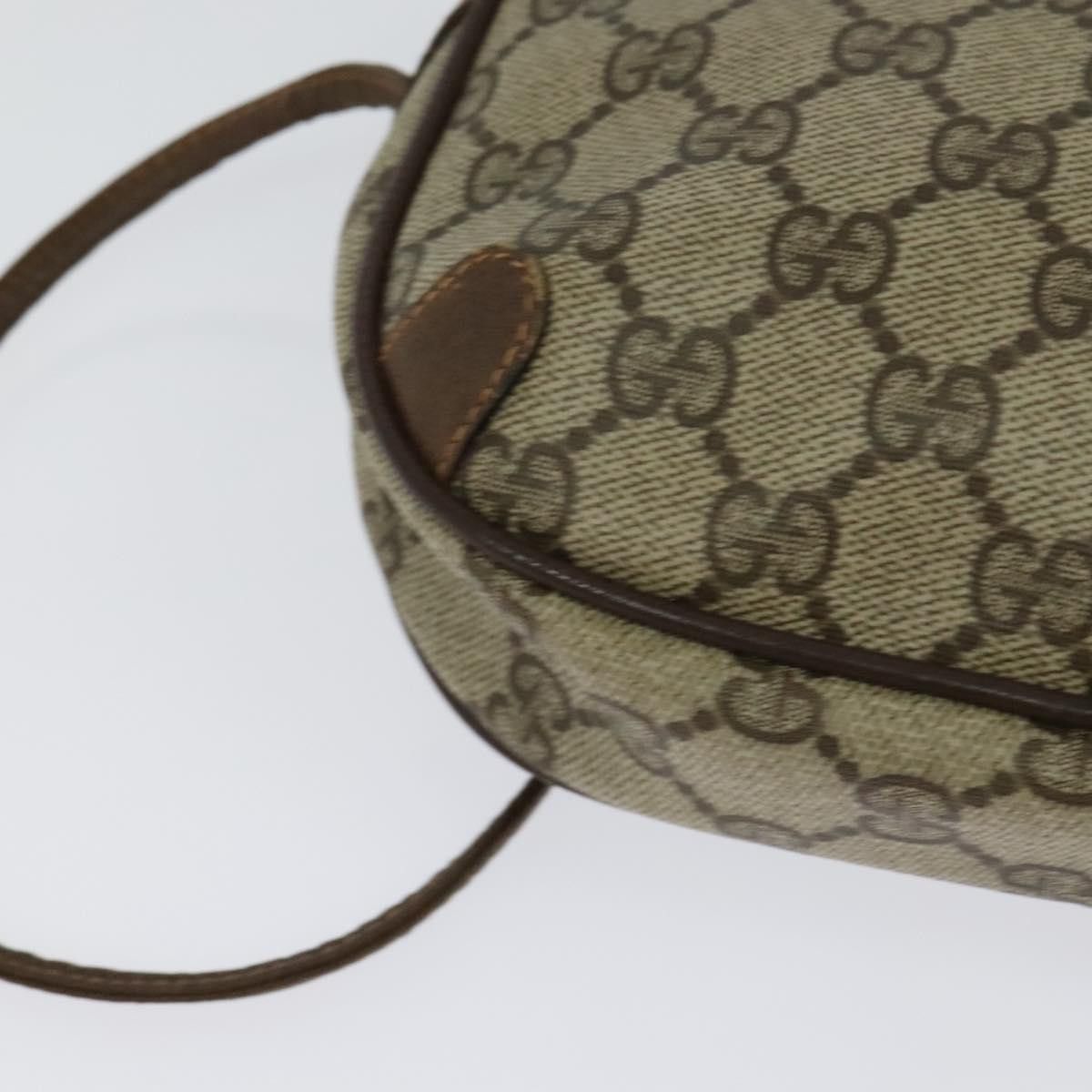 Gucci GUCCI GG Supreme Web Sherry Line Shoulder Bag Pvc Beige 89 Size ONE SIZE - 12 Thumbnail