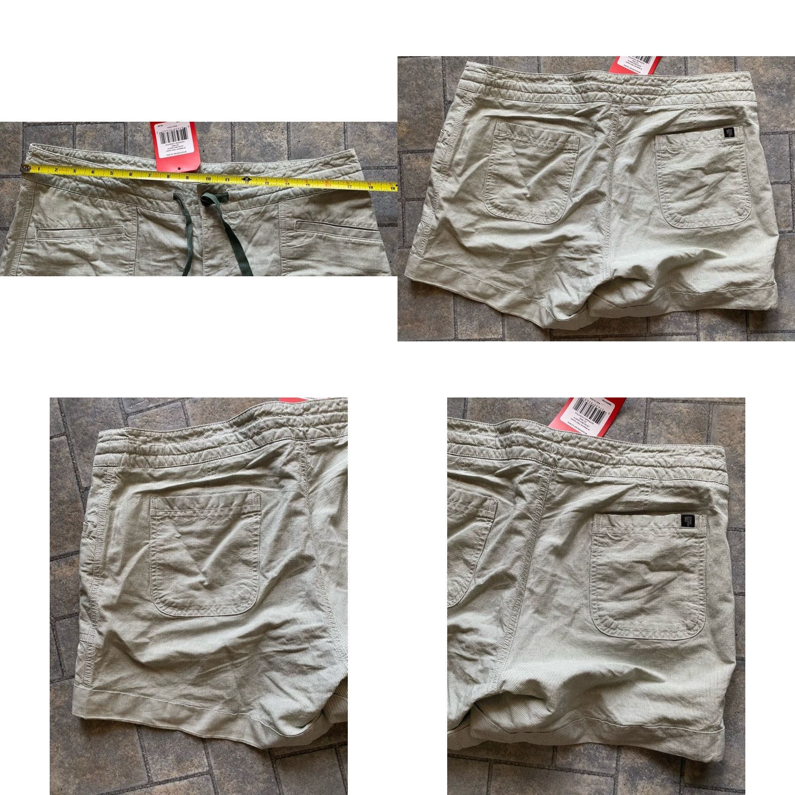 The North Face The North Face Shorts Women's 12 Light Green Wander Free Drawstring Pockets NWT Size 34" / US 12 / IT 48 - 8 Thumbnail