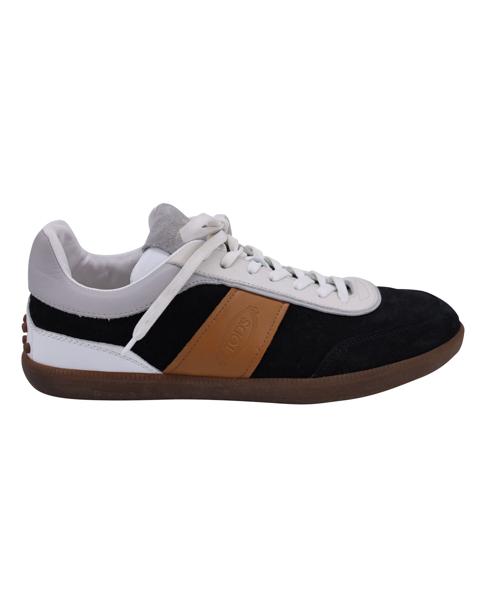Tod's Tod's Allacciata Casetta Heritage Sneakers in Black Leather Size US 7 / EU 40 - 1 Thumbnail
