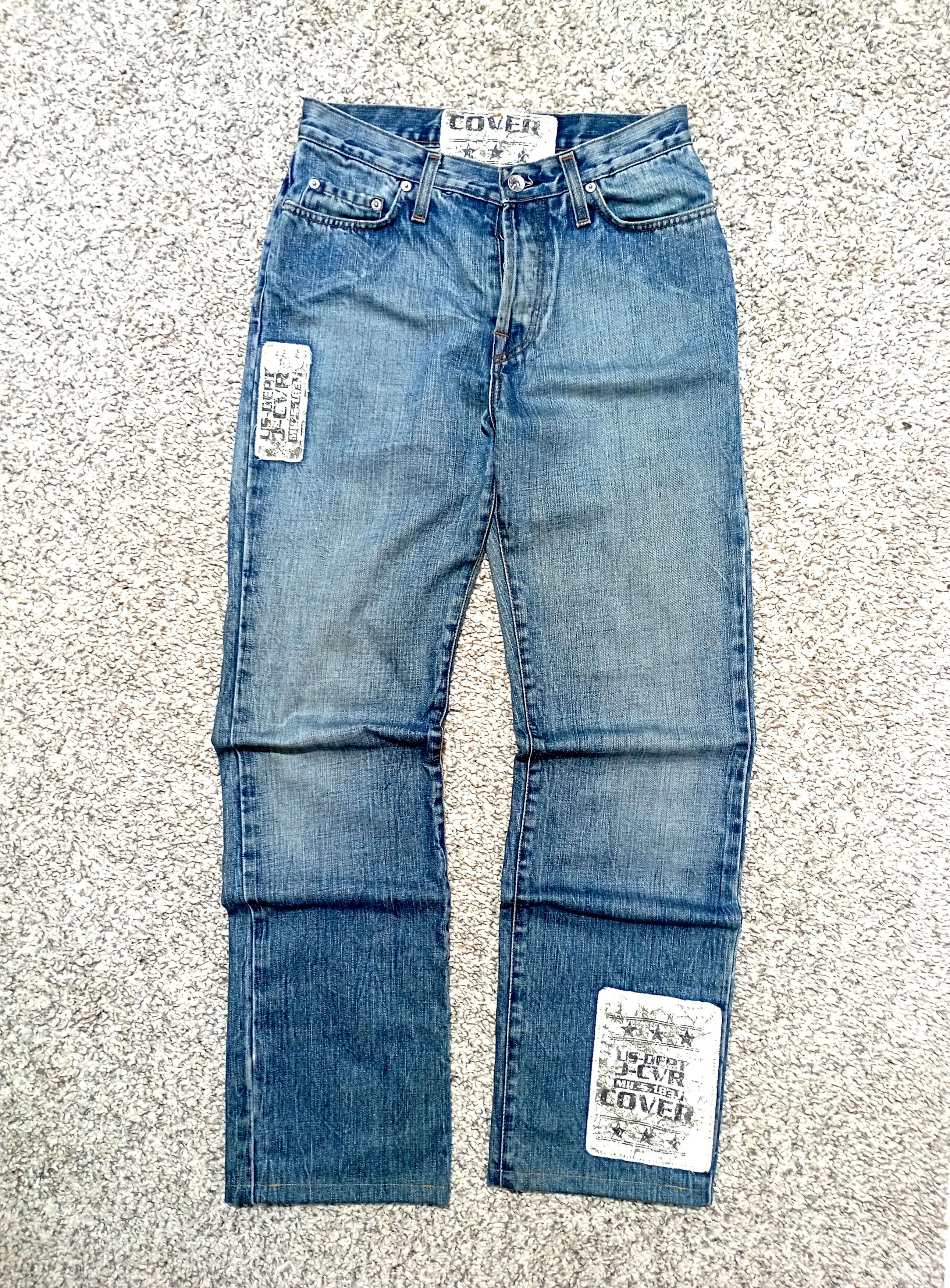 Vintage Cover USA Marins Multi Pockets Patched Denim Pants Size US 31 - 1 Thumbnail