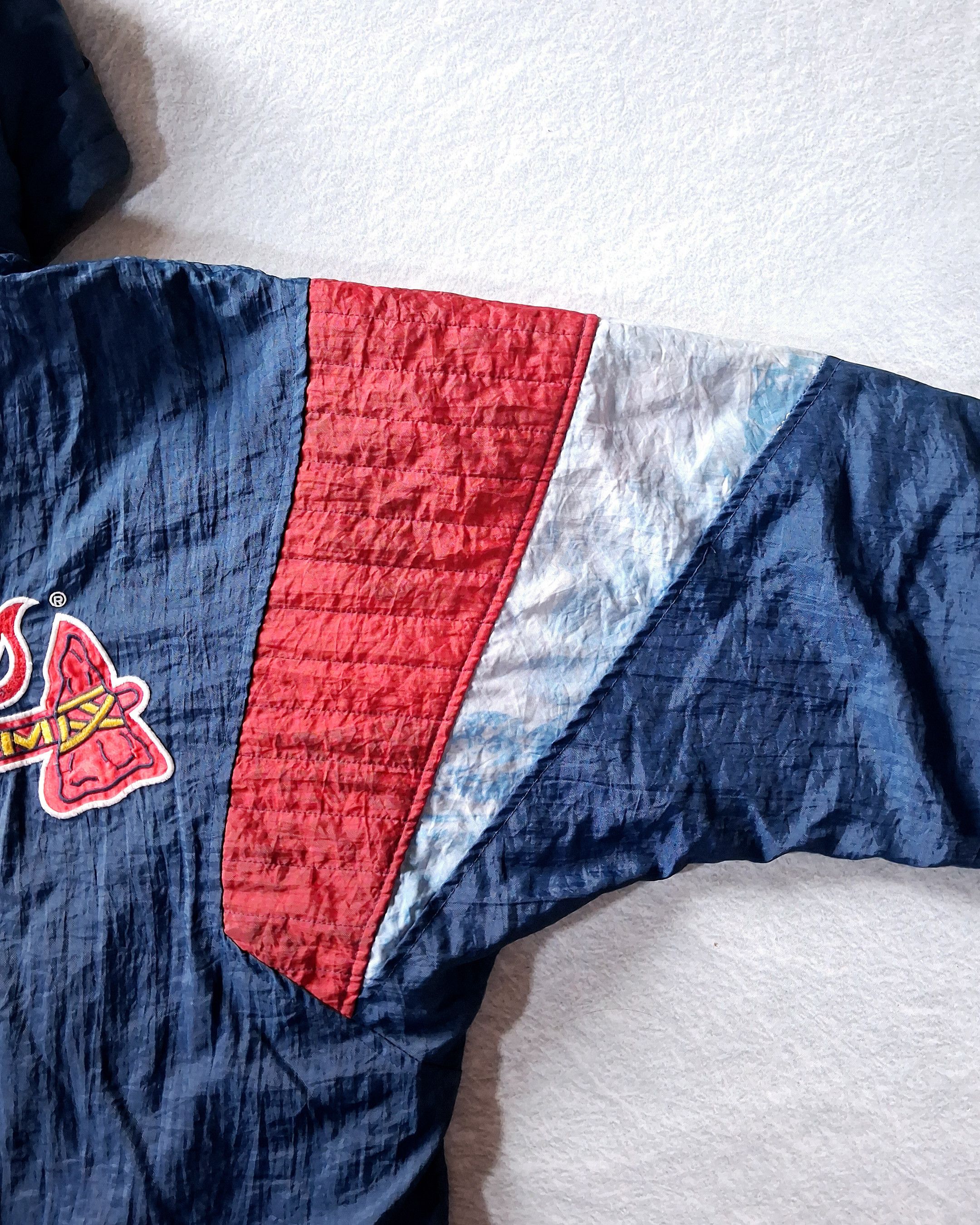 Starter STARTER ATLANTA BRAVES HOODED SHELL JACKET Size US L / EU 52-54 / 3 - 21 Thumbnail