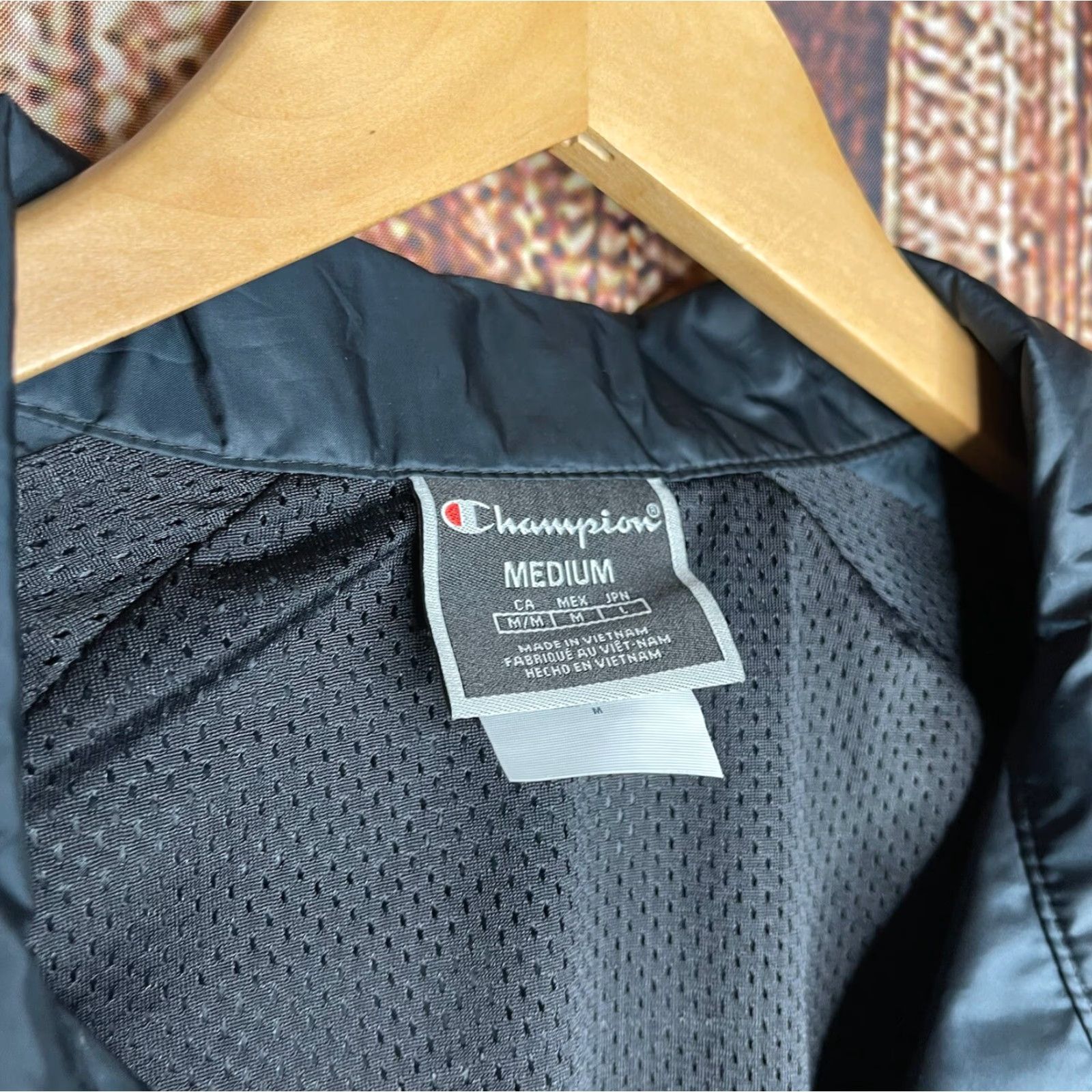 Champion Champion Jacket Women Oversized Zipper Tape Cropped Black M Size M / US 6-8 / IT 42-44 - 4 Thumbnail