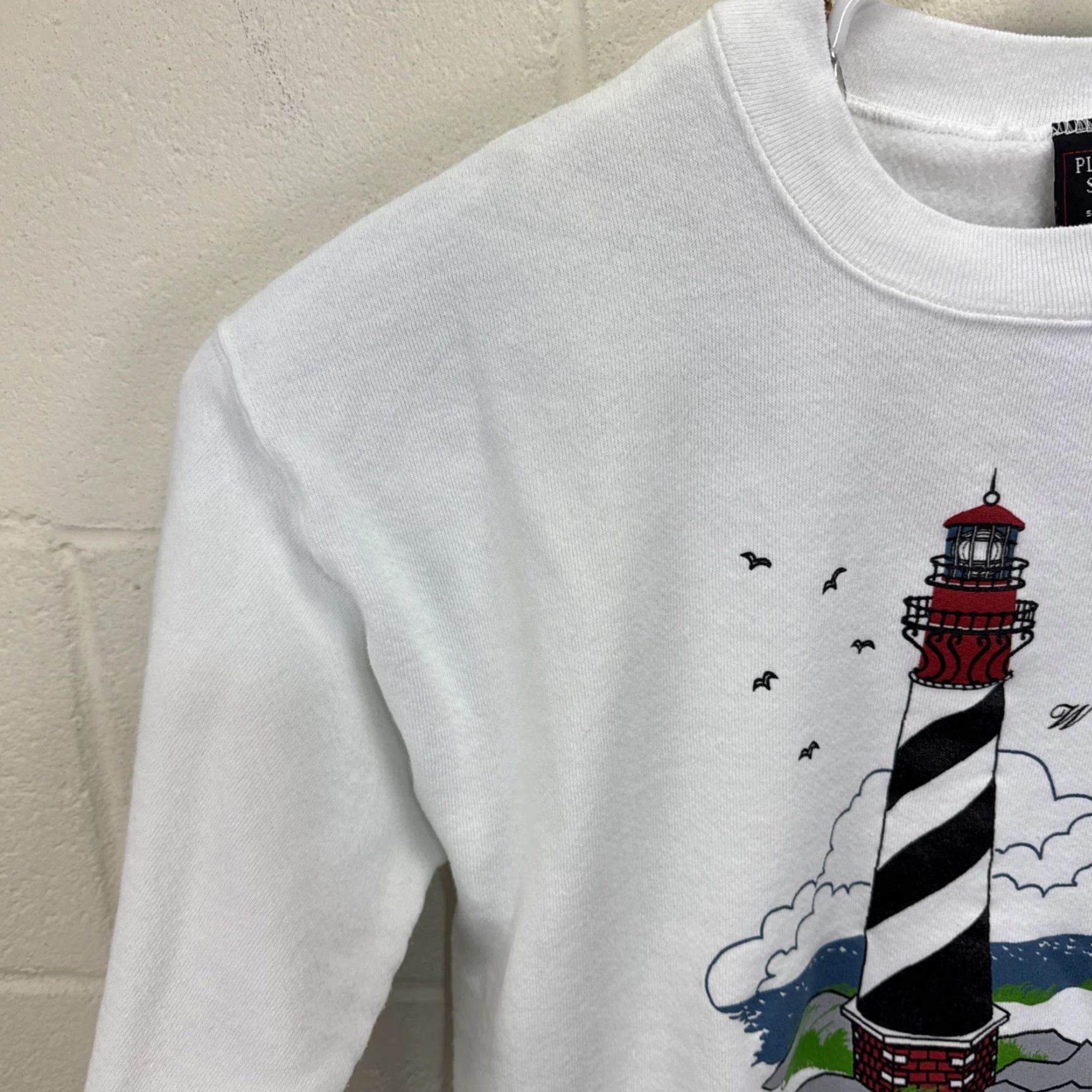 Vintage VINTAGE Lighthouse Crewneck Sweatshirt USA Adult Large Compass Abbey Press 1996 Size US L / EU 52-54 / 3 - 6 Thumbnail