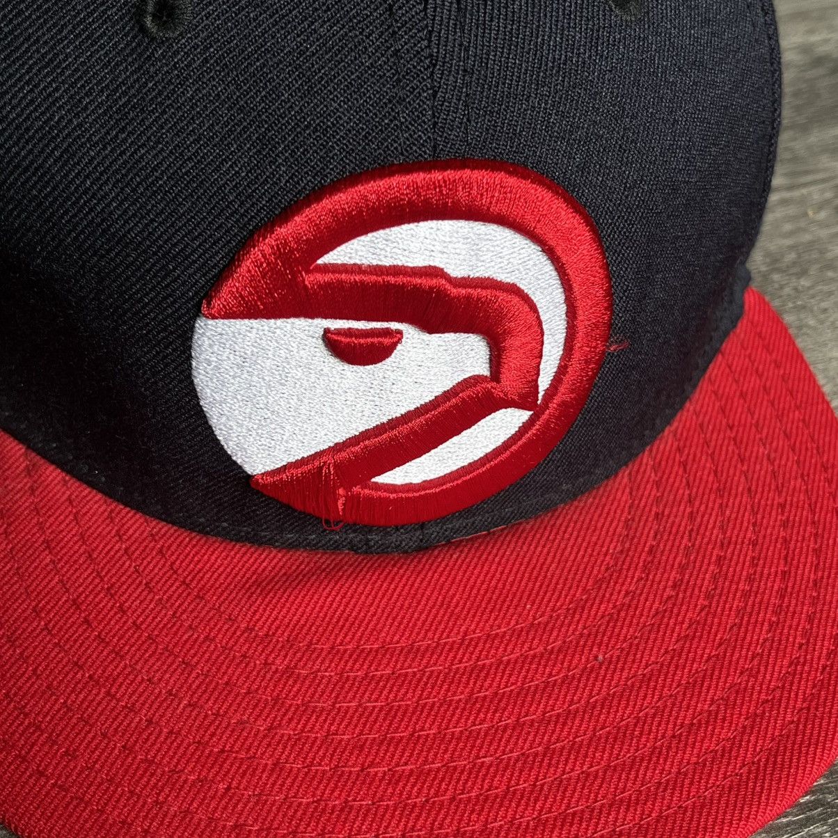 New Era NBA New Era Atlanta Hawks Hardwood Classics Fitted Hat 7 1/2 Size ONE SIZE - 2 Thumbnail