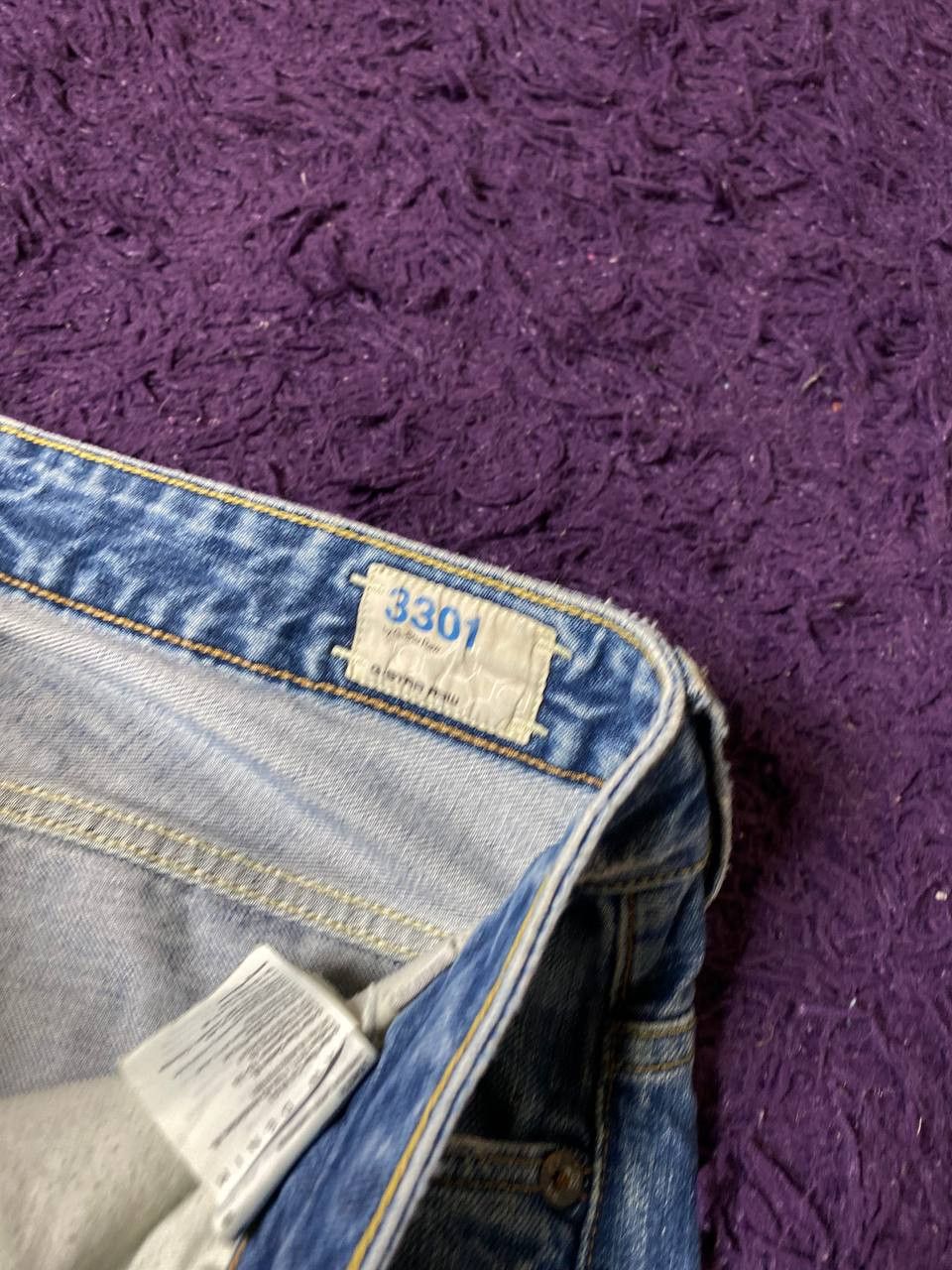 G-Star G-Star Raw distressed Jeans 3301 Y2K logo vintage streetwear Size US 32 / EU 48 - 2 Thumbnail