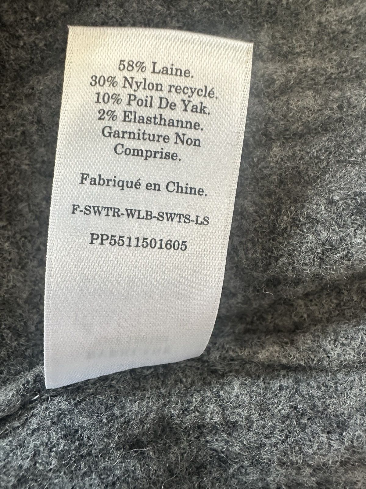 Everlane Everlane Gray Wool Blend Cowl Neck Sweater Size M Long Sleev Size M / US 6-8 / IT 42-44 - 5 Thumbnail