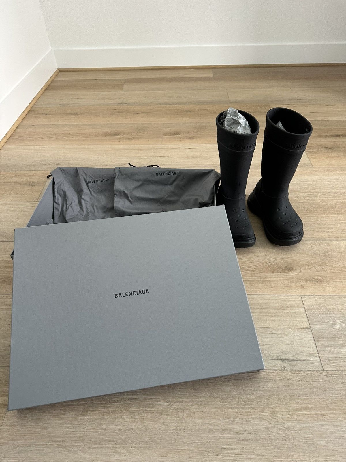 Balenciaga Balenciaga Crocs Boots Size US 9 / EU 42 - 1 Thumbnail