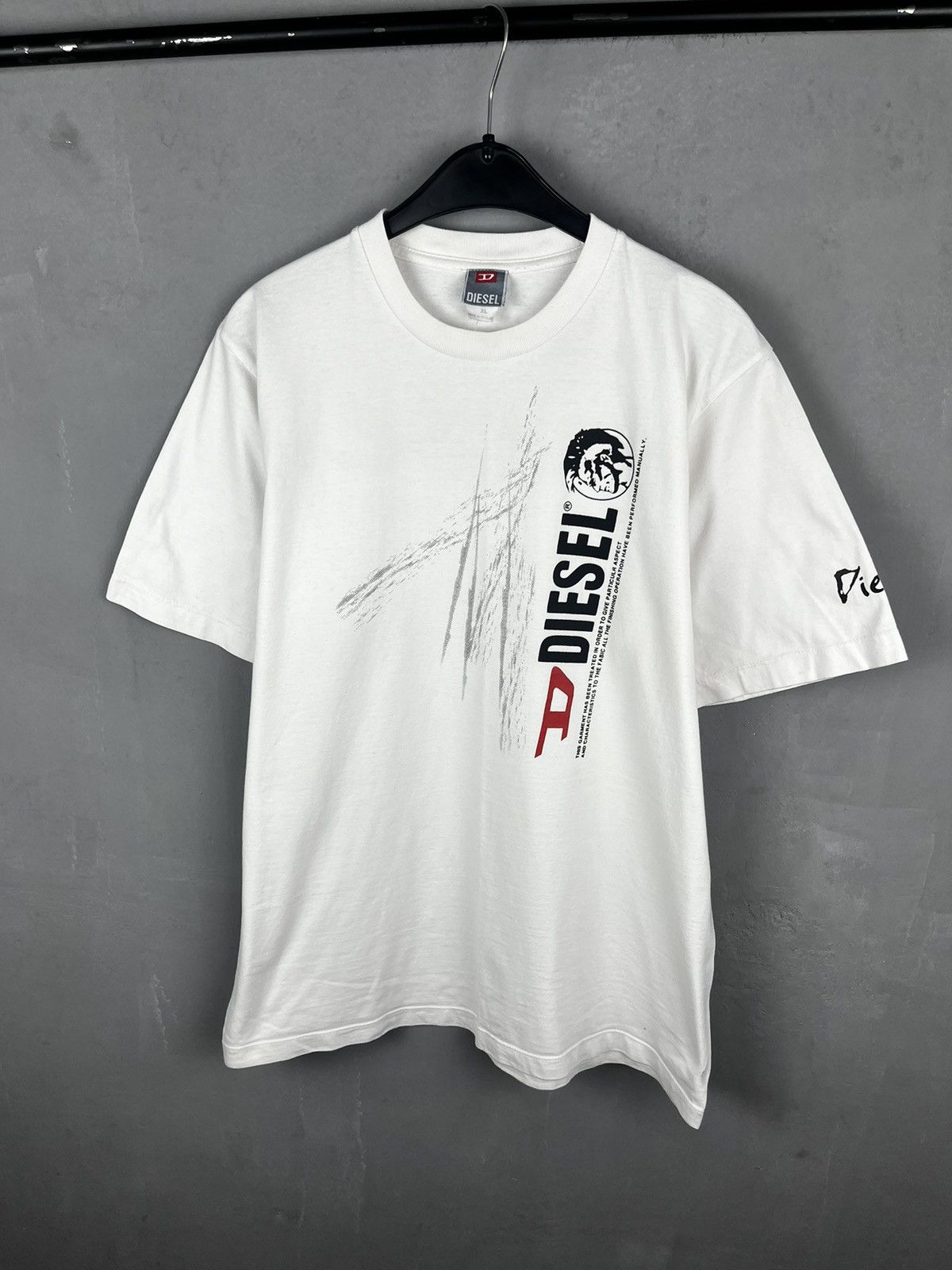 Diesel × Vintage Diesel t shirt big logo vintage Size US XL / EU 56 / 4 - 1 Thumbnail