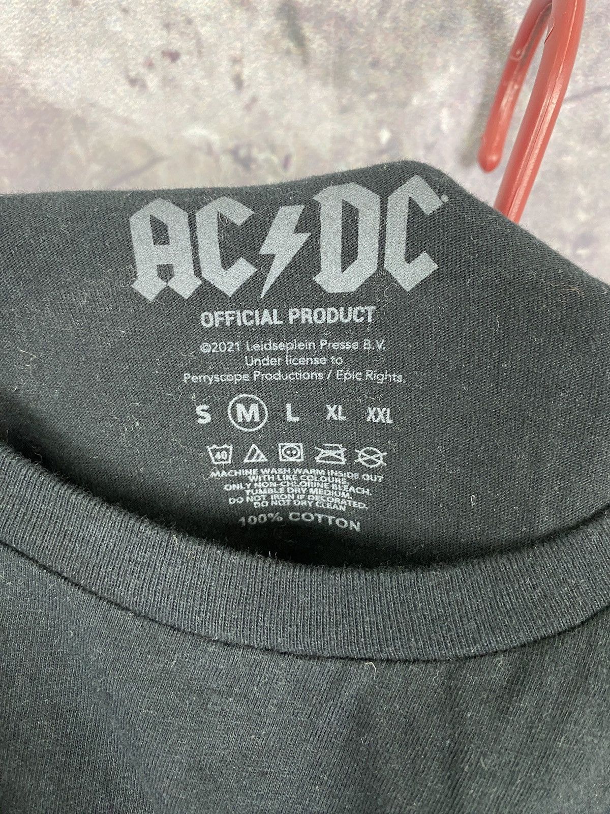 AC/DC × Vintage Men’s AC/DC Live 1981 Tour (2021) T Shirt Size M Size US M / EU 48-50 / 2 - 5 Thumbnail