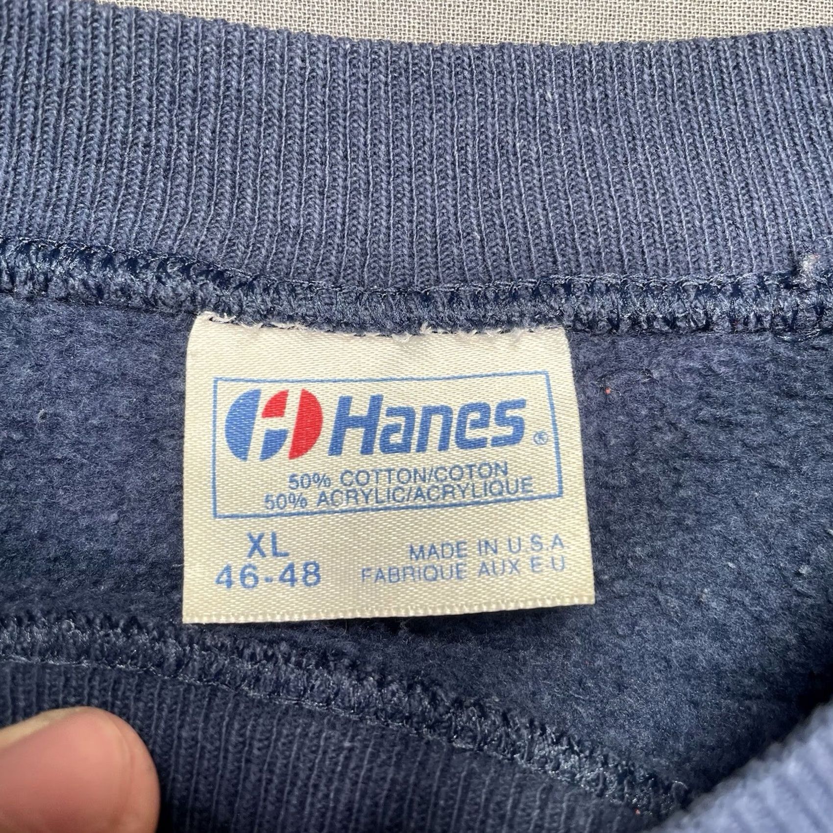 Hanes VINTAGE General Hospital Sweatshirt Mens XL Blue 1991 Soap Opera Promo Hanes Pullover Crew Neck Graphic Print 90s Retro Size US XL / EU 56 / 4 - 3 Thumbnail