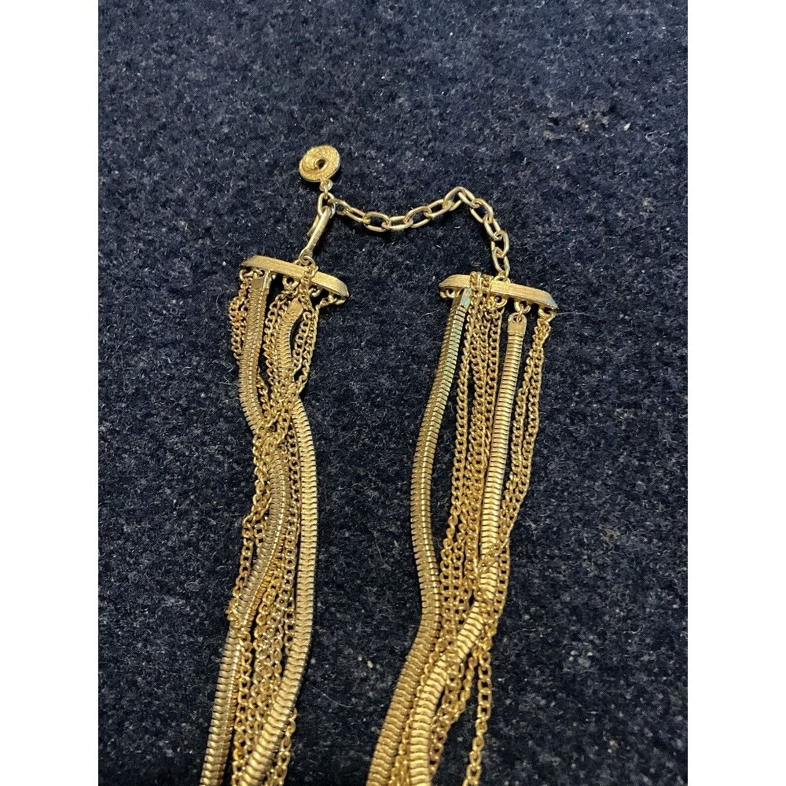Other Lizner Gold Tone Multi Chain, Graduated Length Necklace Size ONE SIZE - 3 Thumbnail