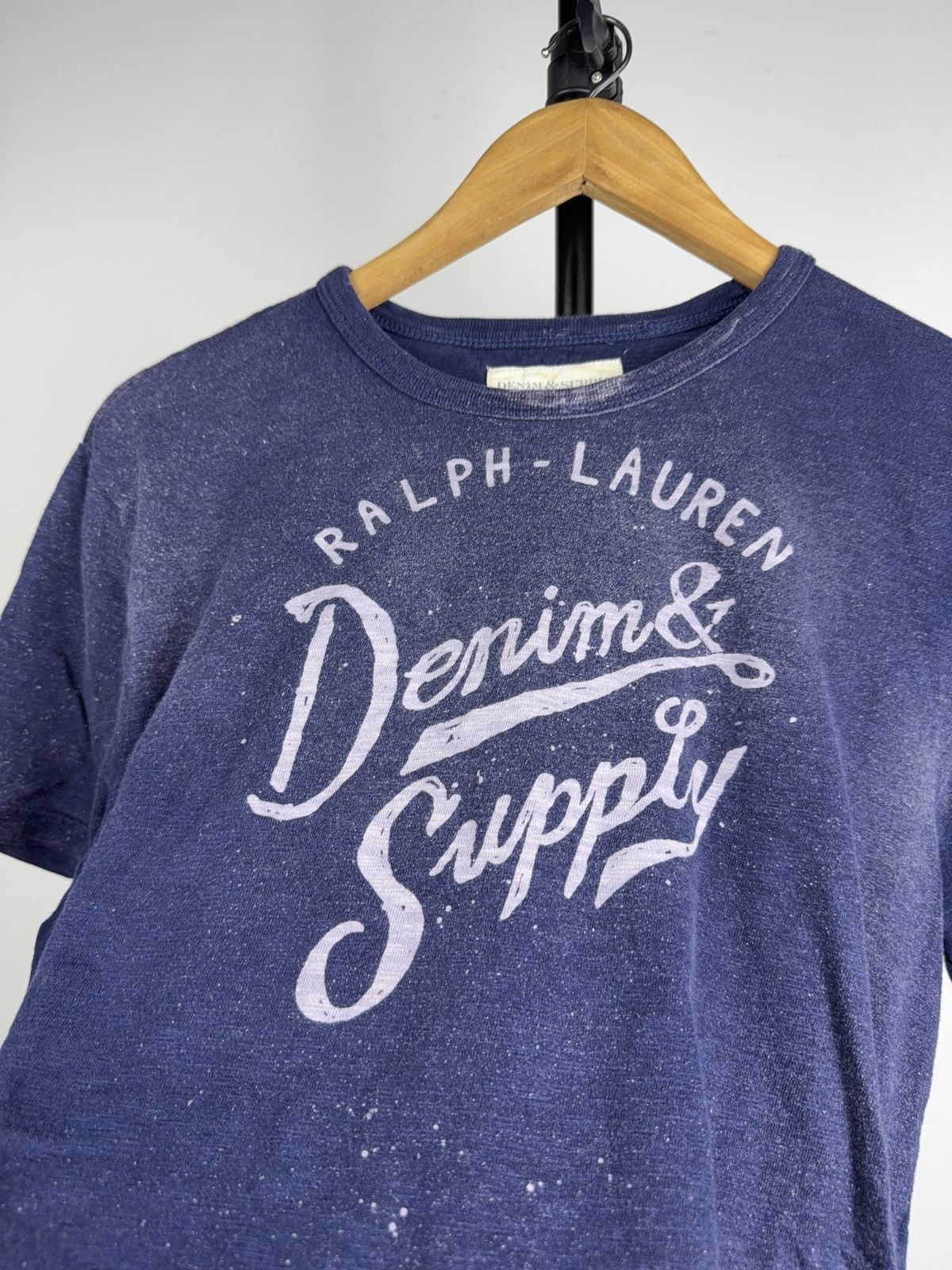 Denim & Supply Ralph Lauren 00s Y2K Ralph Lauren Denim Supply USA Graphic Tee Navy M Size US M / EU 48-50 / 2 - 5 Thumbnail