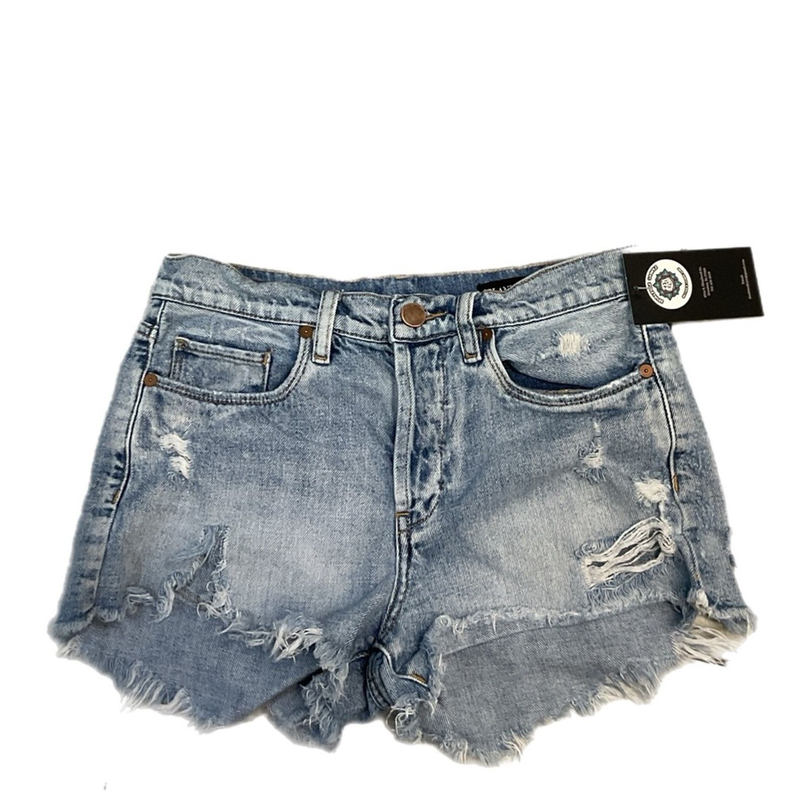 BLANKNYC Blank NYC Denim Mini Shorts Size 26" / US 2 / IT 38 - 1 Thumbnail