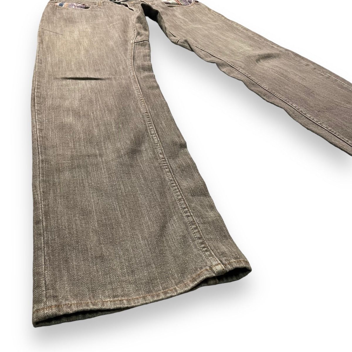 If Six Was Nine × Japanese Brand × Le Grande Bleu (L.G.B.) 🇯🇵 DOMINATE HANDCRAFTED NATIVE SPIRAL CUT JEANS Size US 34 / EU 50 - 6 Thumbnail
