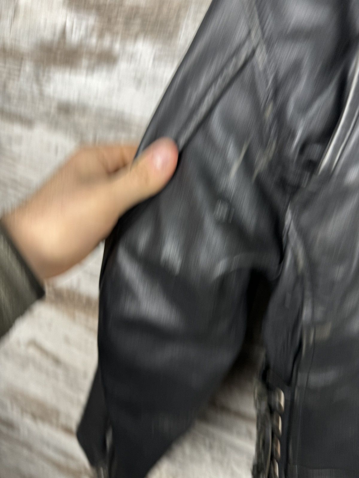 Leather Mens Vintage Leather jacket bombers biker 90s rare y2k Size US S / EU 44-46 / 1 - 16 Thumbnail