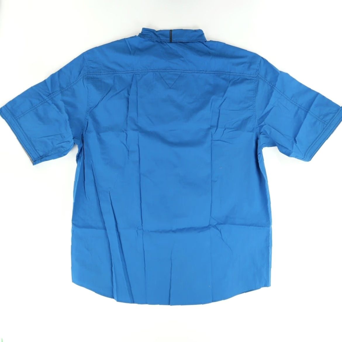 Vintage **Vertical Sport Pocket Button Down Solid Blue Shirt Men's 4XL** User: **Vertical Sport Pocket Button Down Blue Solid Shirt Men's 4XL** Size US XXL / EU 58 / 5 - 4 Thumbnail