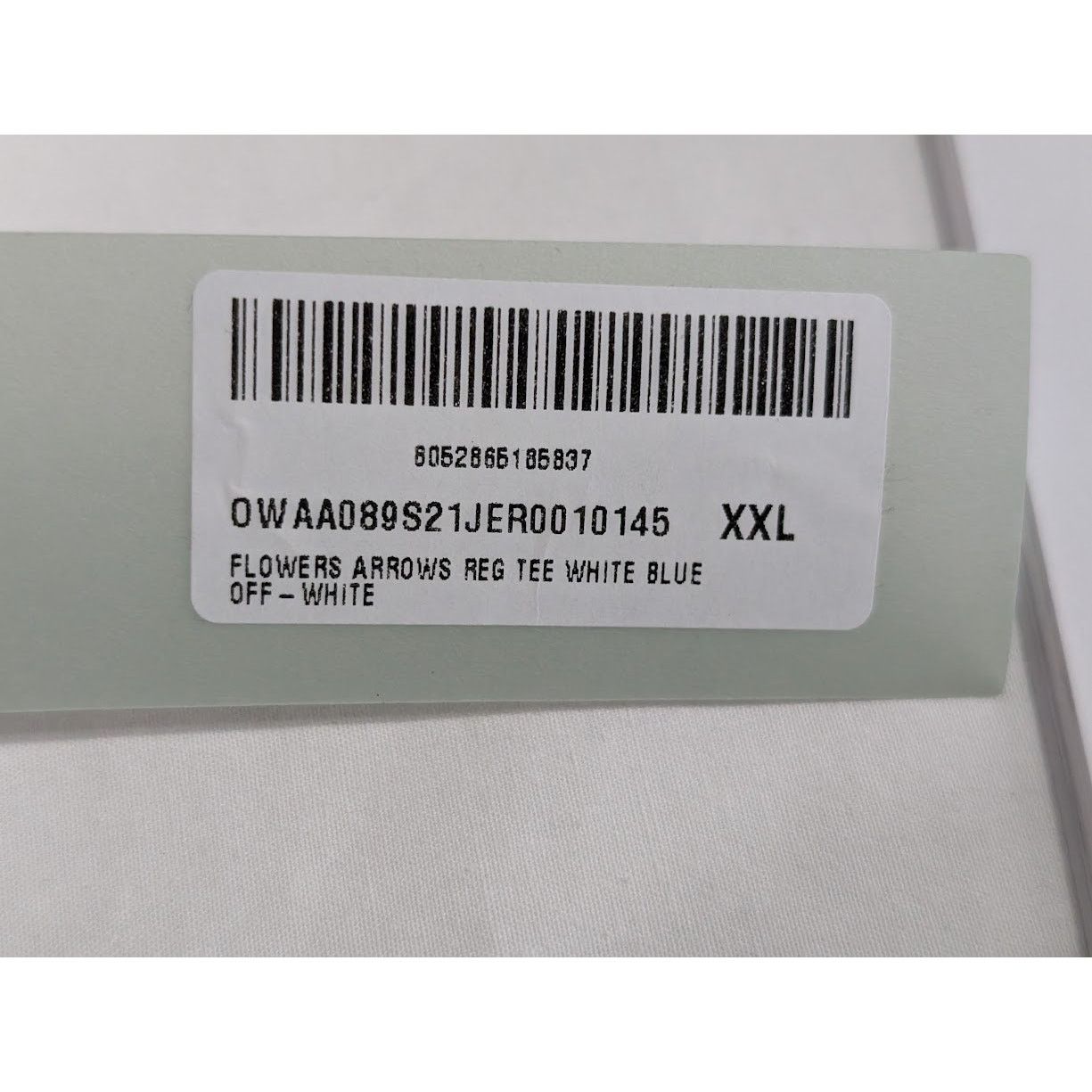 Off-White o1rshd1 Flowers Arrows Reg Tee Shirt in White/Blue Size US XXL / EU 58 / 5 - 19 Thumbnail